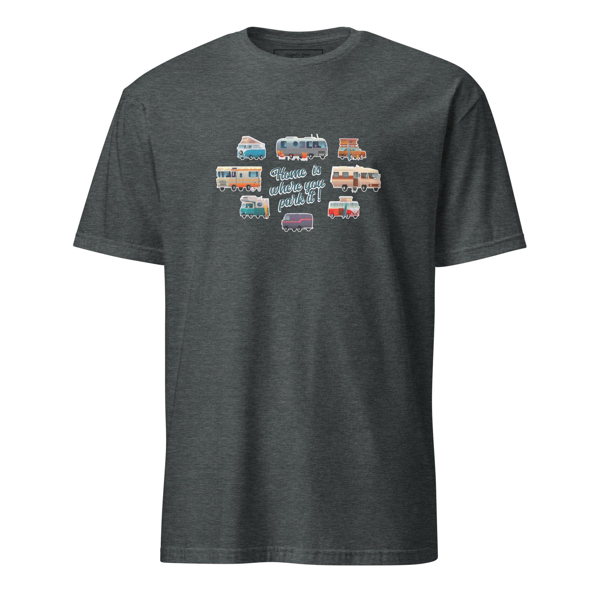 Softstyle Cotton T-Shirt Square Vintage Campers