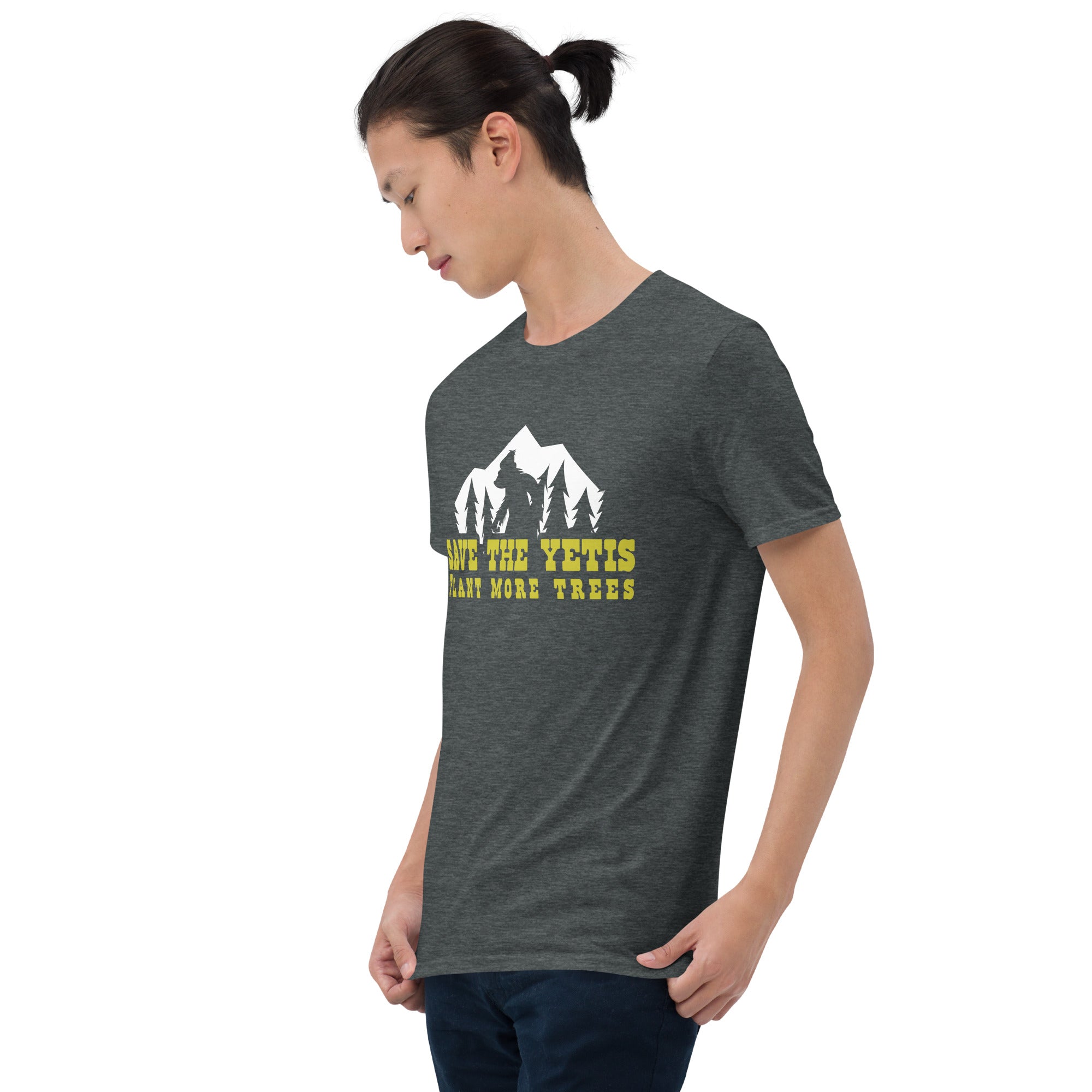 T-shirt softstyle en coton Save the Yetis Plant more Trees