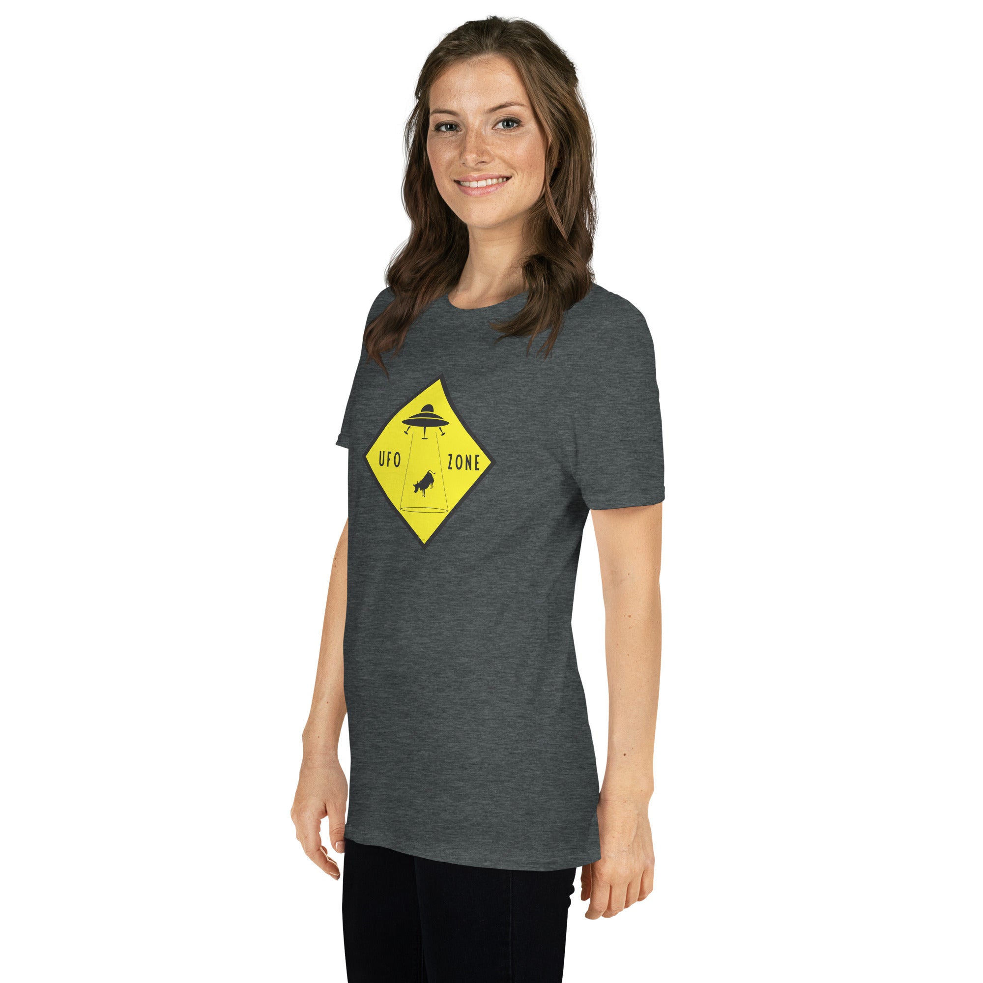 T-shirt softstyle en coton UFO Zone