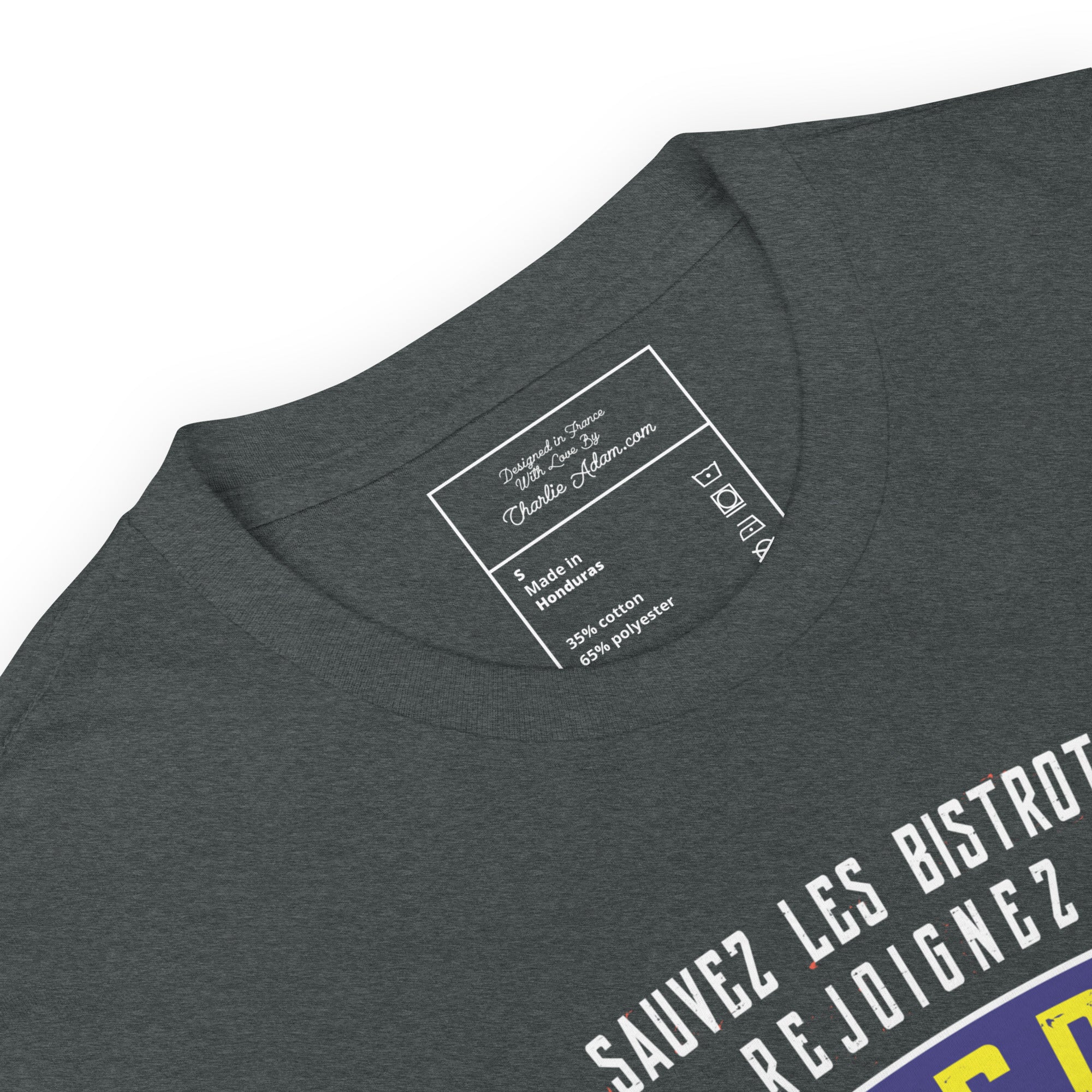 T-shirt softstyle en coton Sauvez les Bistrots, rejoignez l'Apéro