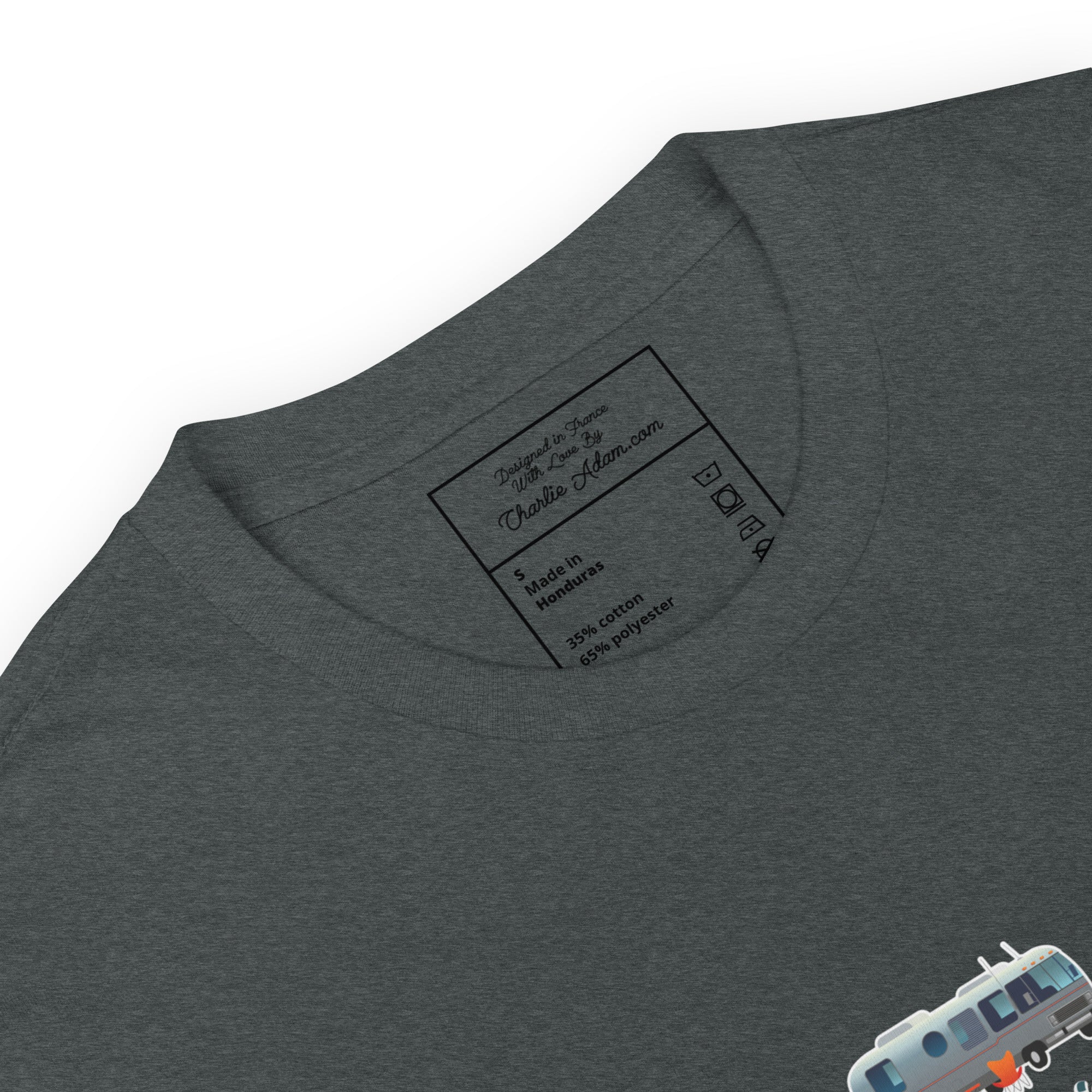 Softstyle Cotton T-Shirt Square Vintage Campers