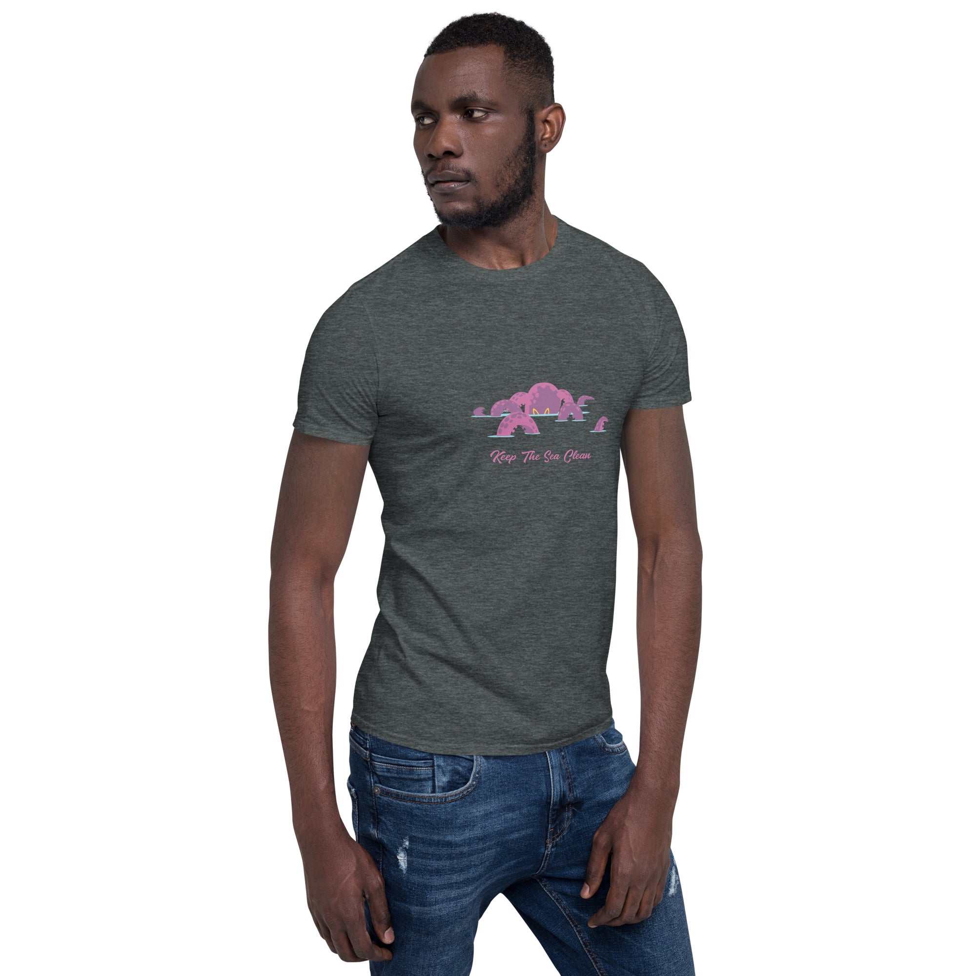 T-shirt softstyle en coton Octopus Purple