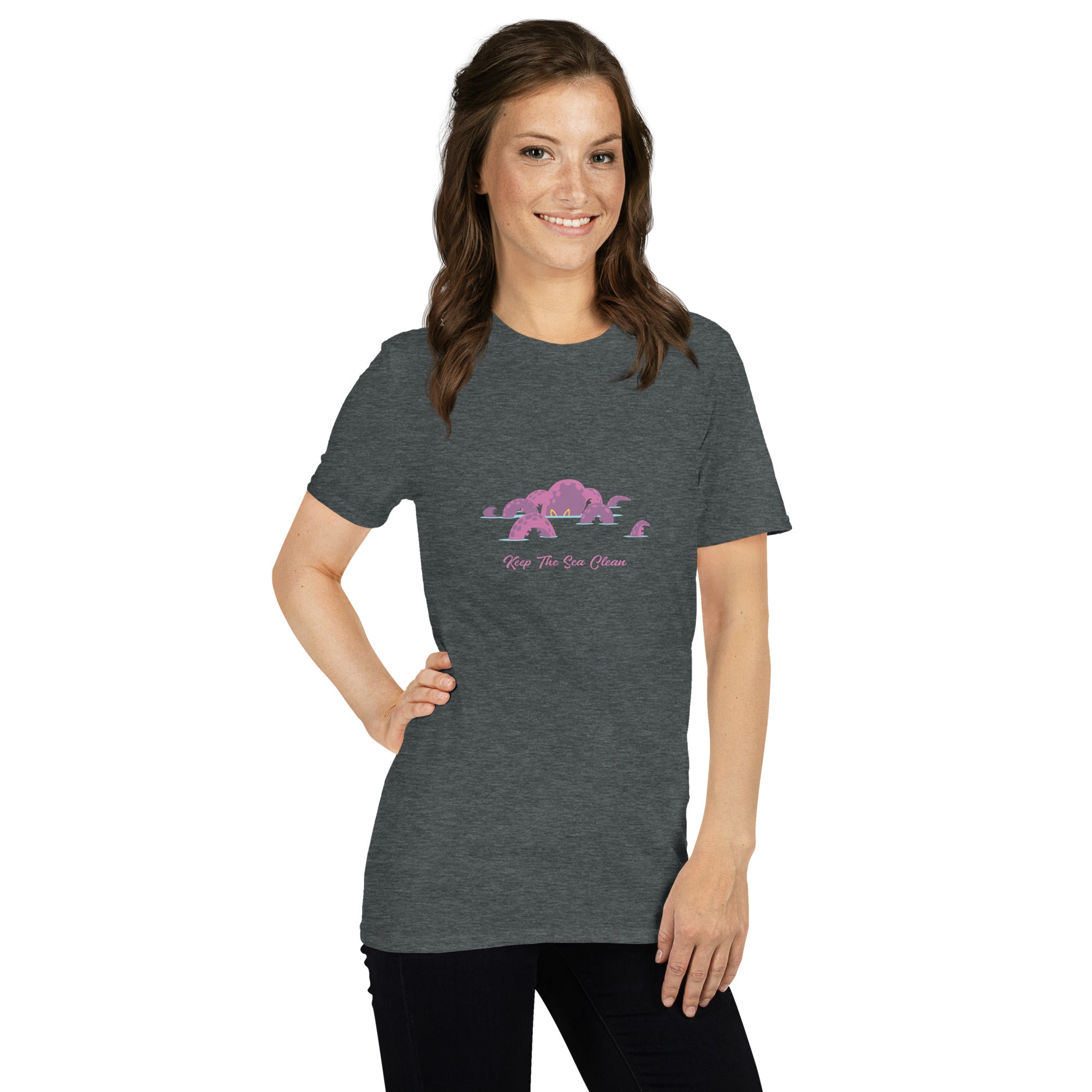 T-shirt softstyle en coton Octopus Purple