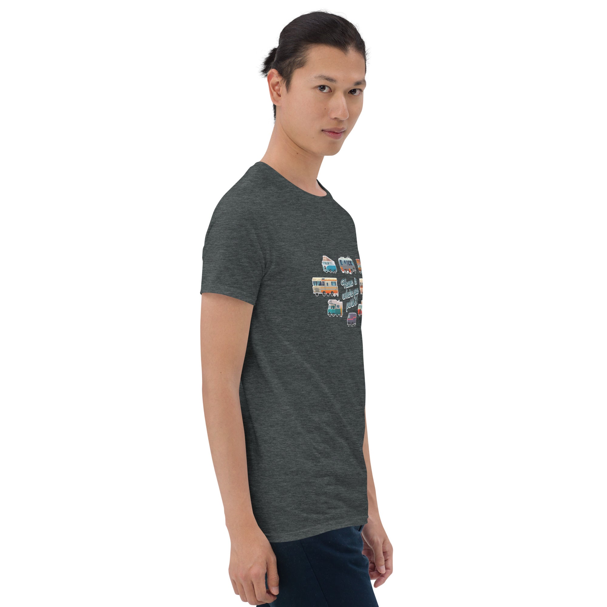 Softstyle Cotton T-Shirt Square Vintage Campers