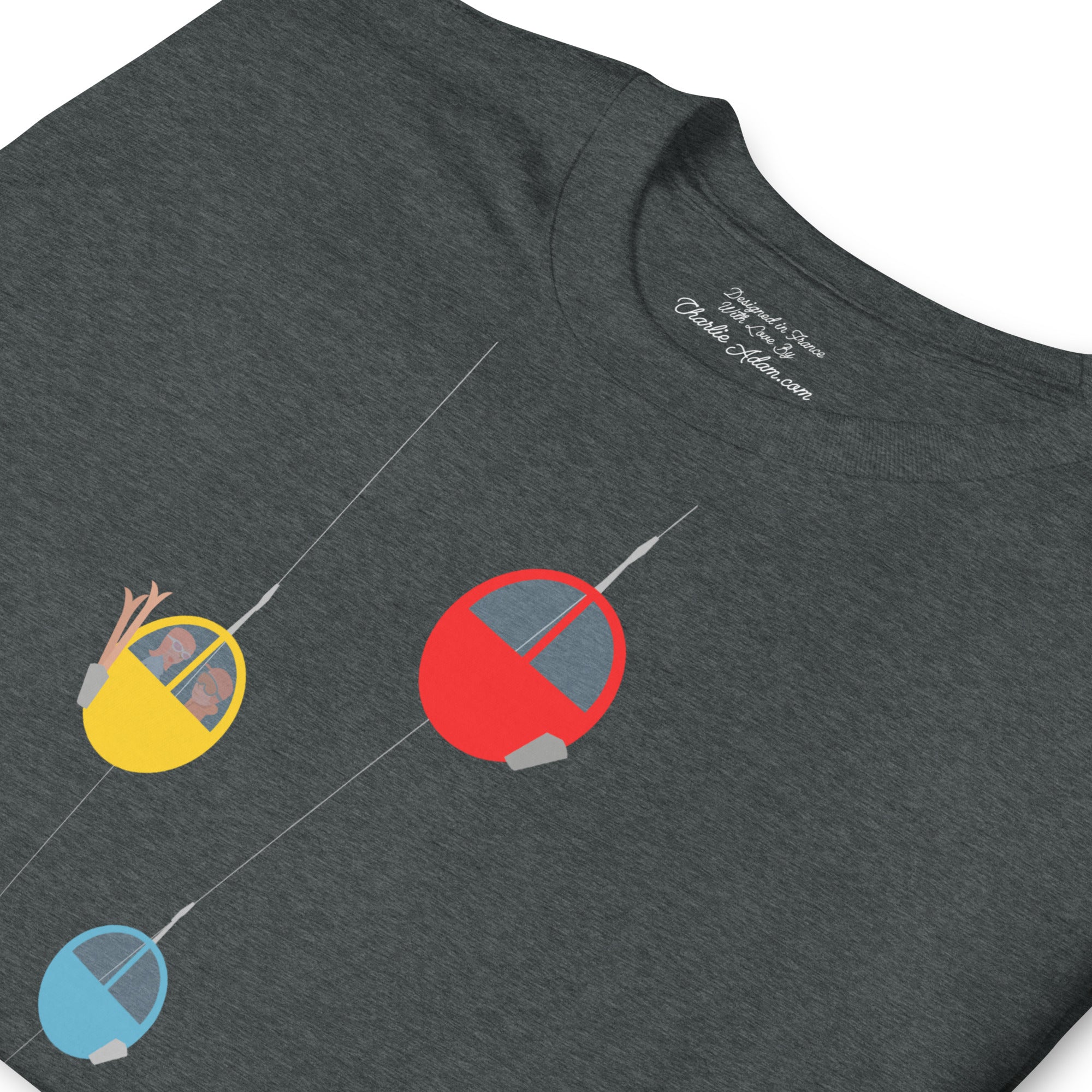 T-shirt softstyle en coton Gondolas in the mist