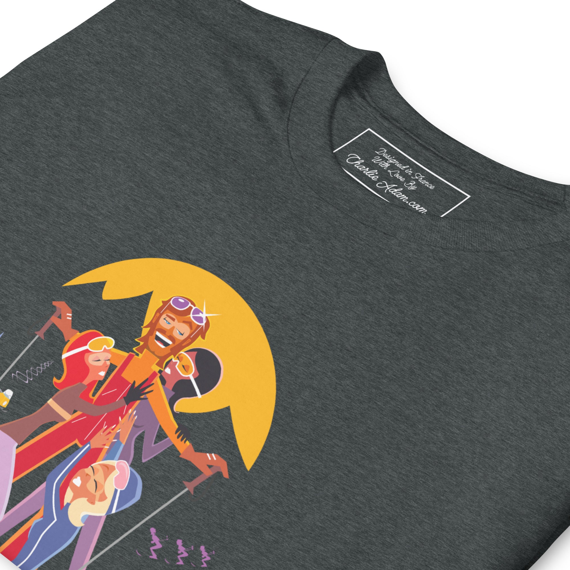 T-shirt softstyle en coton Love instructor First lesson free