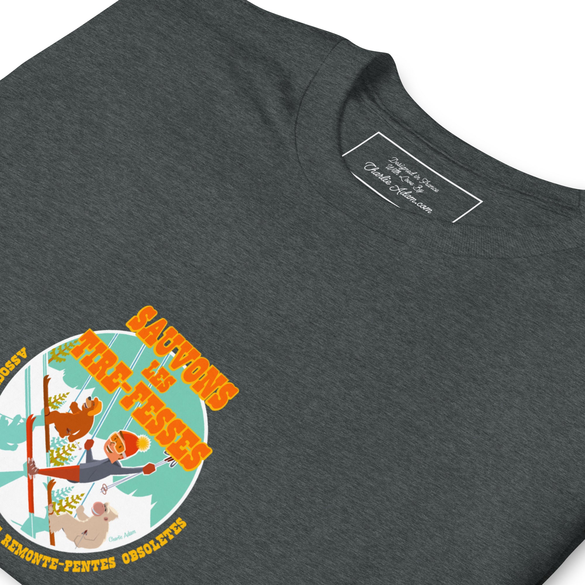 T-shirt softstyle en coton Sauvons les Tires-fesses