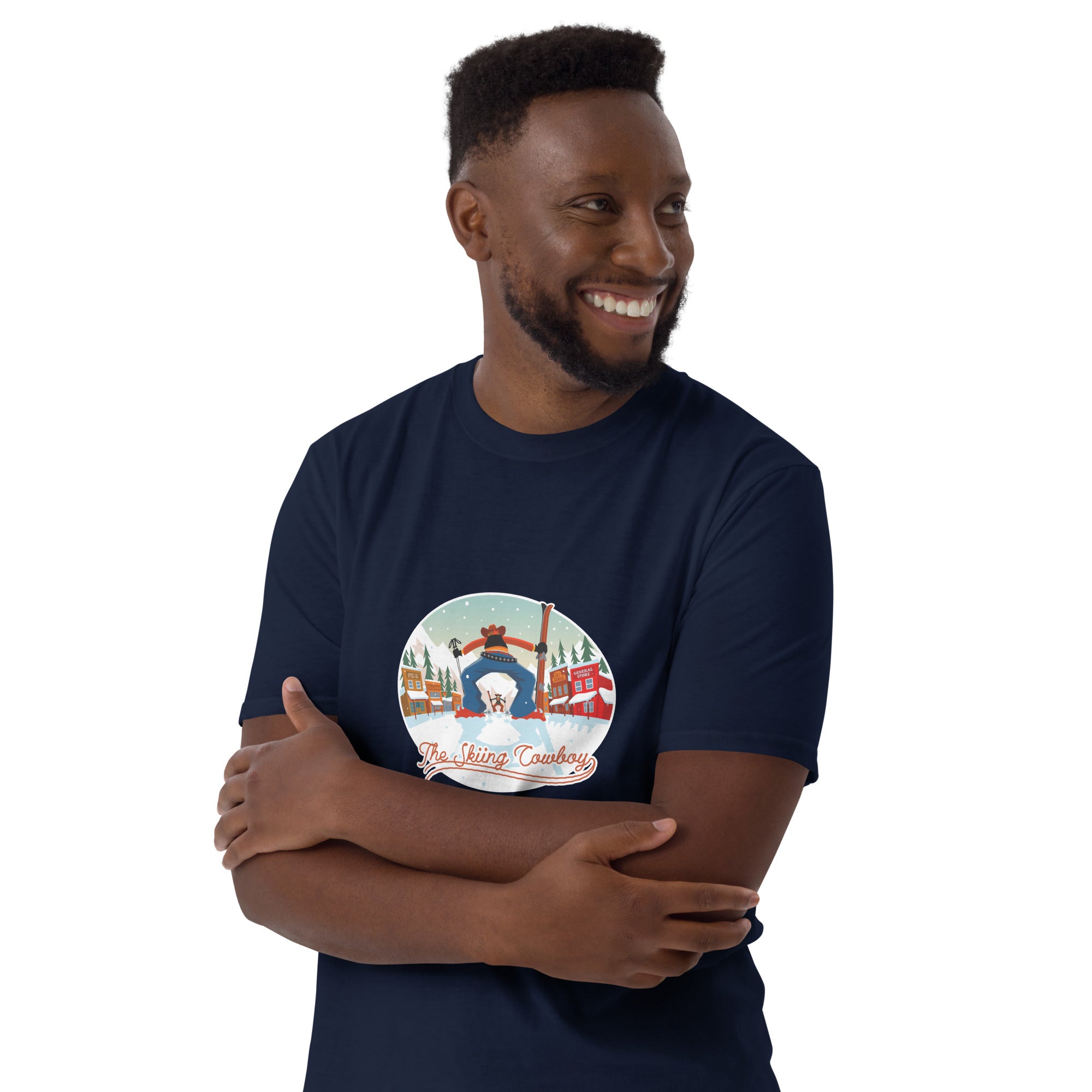 T-shirt softstyle en coton Ski Fight at OK Corral