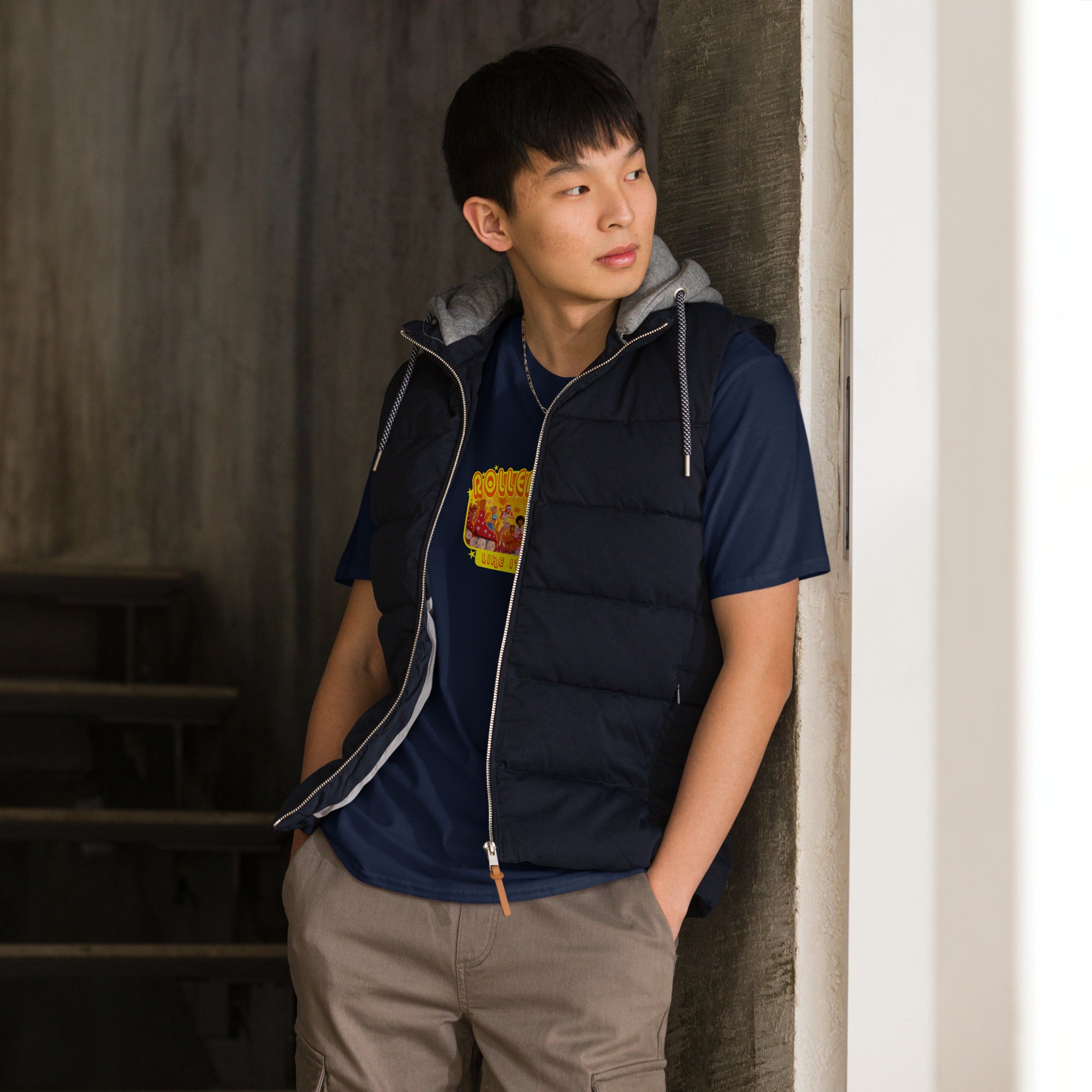 T-shirt softstyle en coton Roller Disco 1975