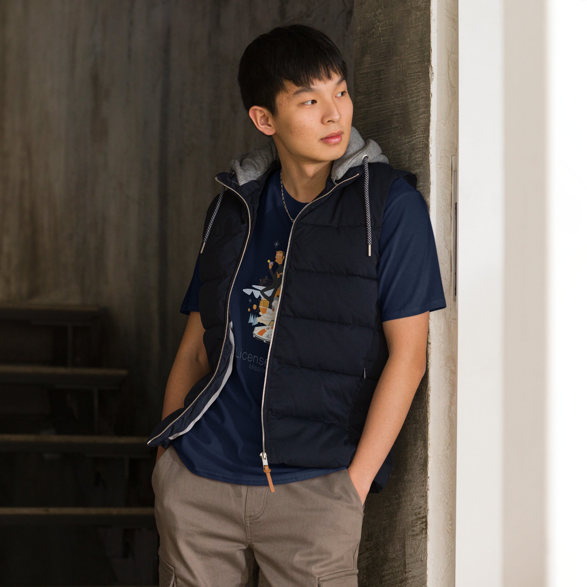 T-shirt softstyle en coton License To Chill Mission Après-Ski