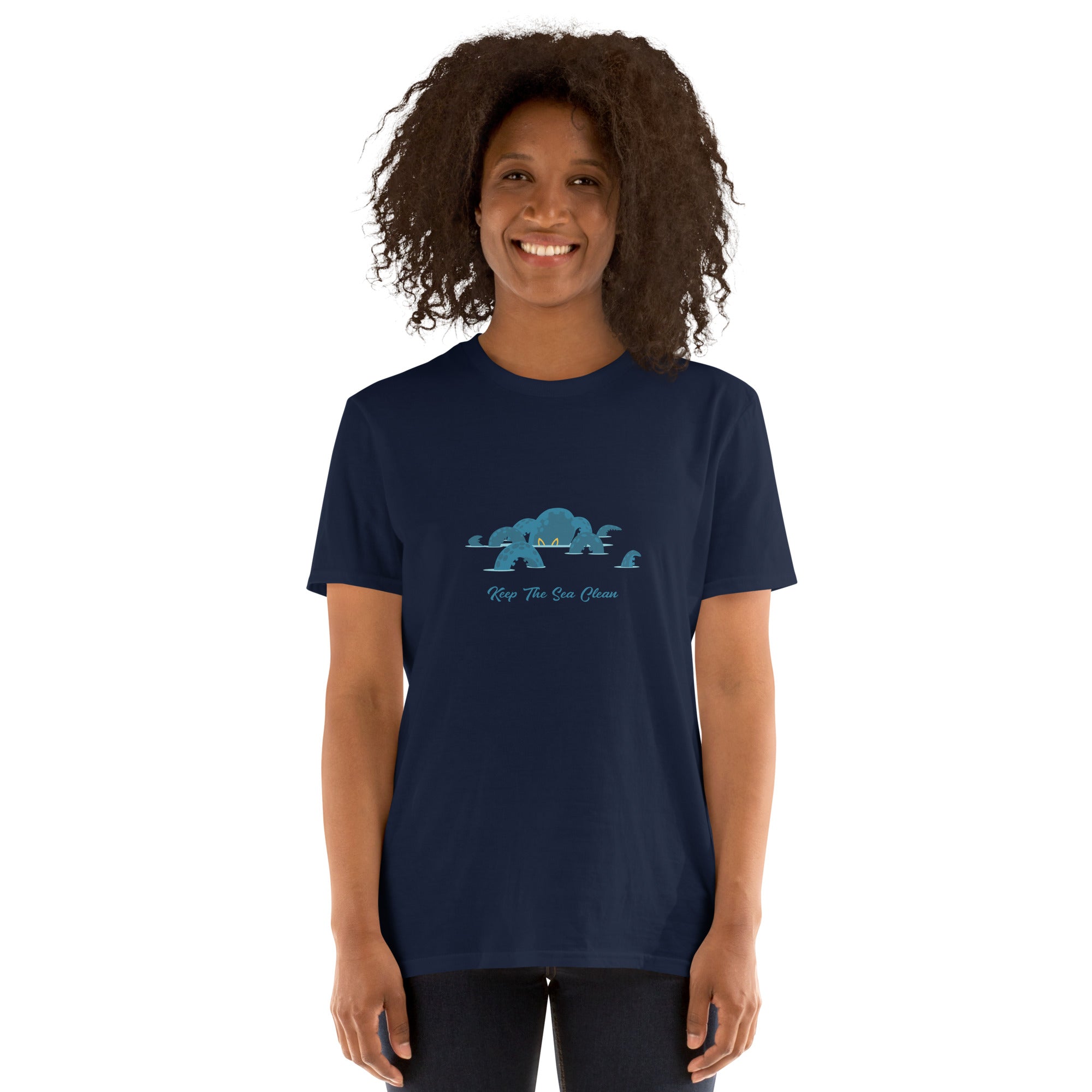 Softstyle Cotton T-Shirt Octopus Blue
