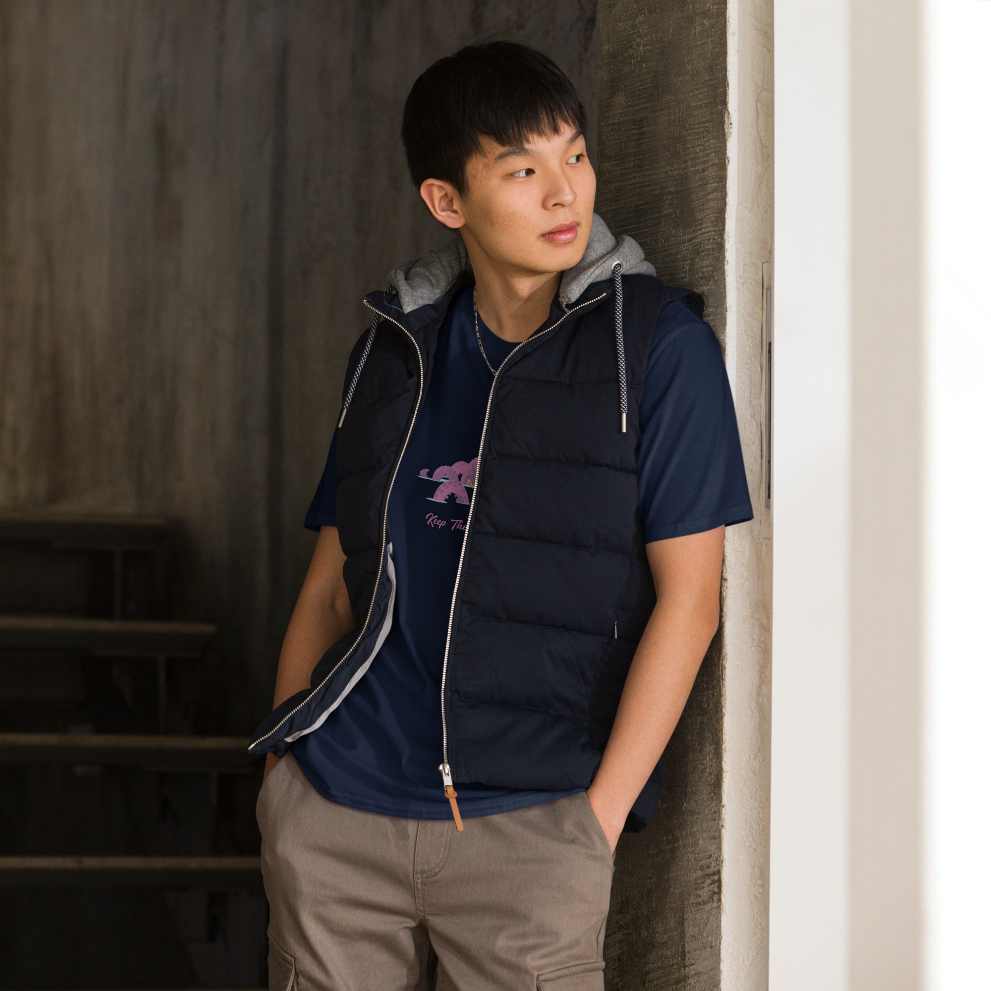 T-shirt softstyle en coton Octopus Purple