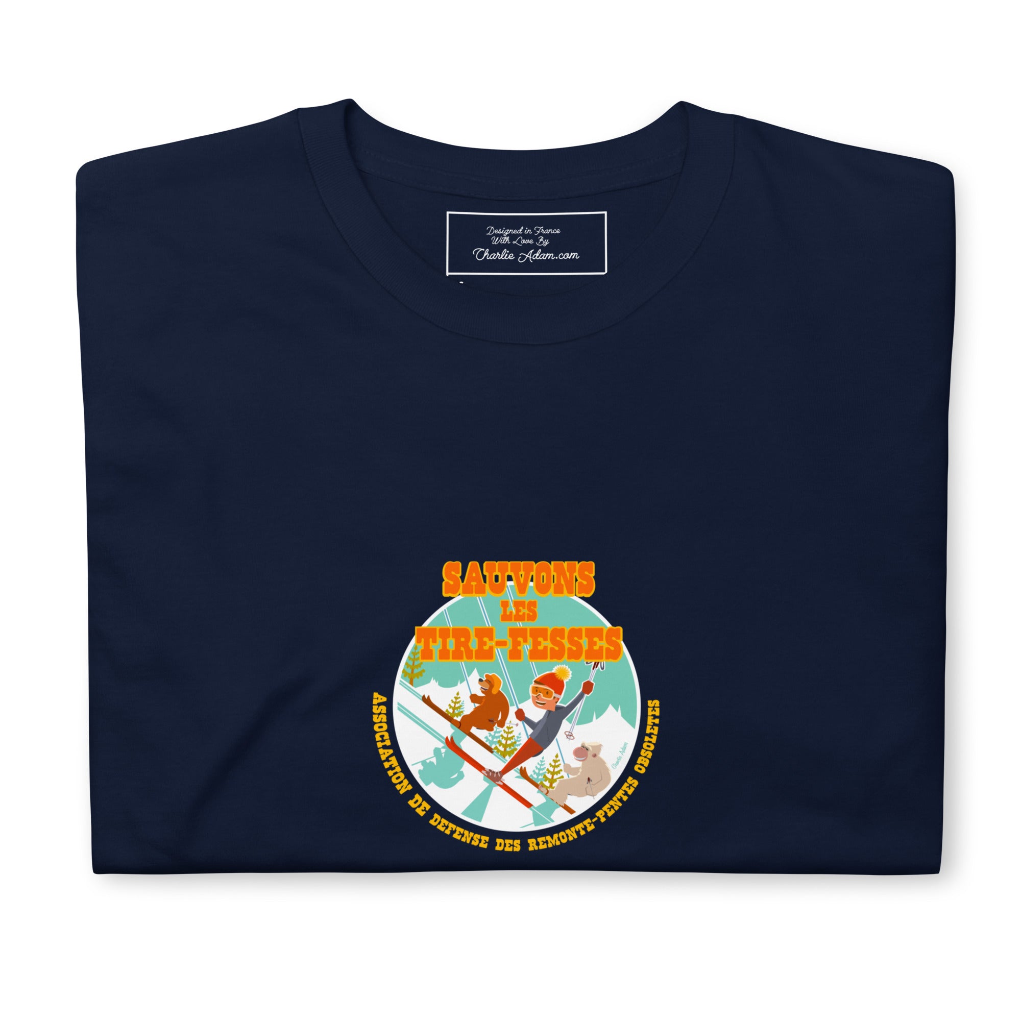 T-shirt softstyle en coton Sauvons les Tires-fesses