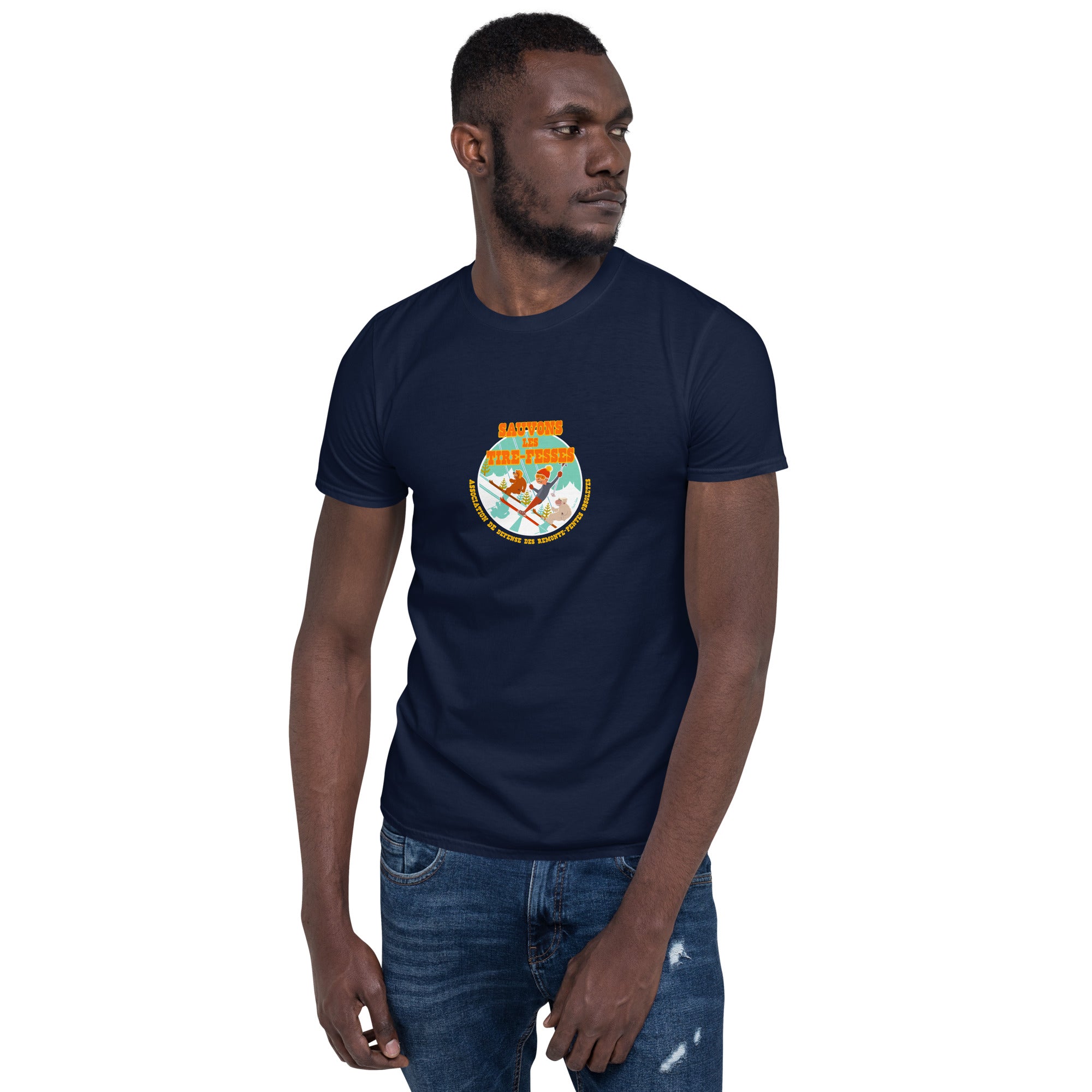 T-shirt softstyle en coton Sauvons les Tires-fesses