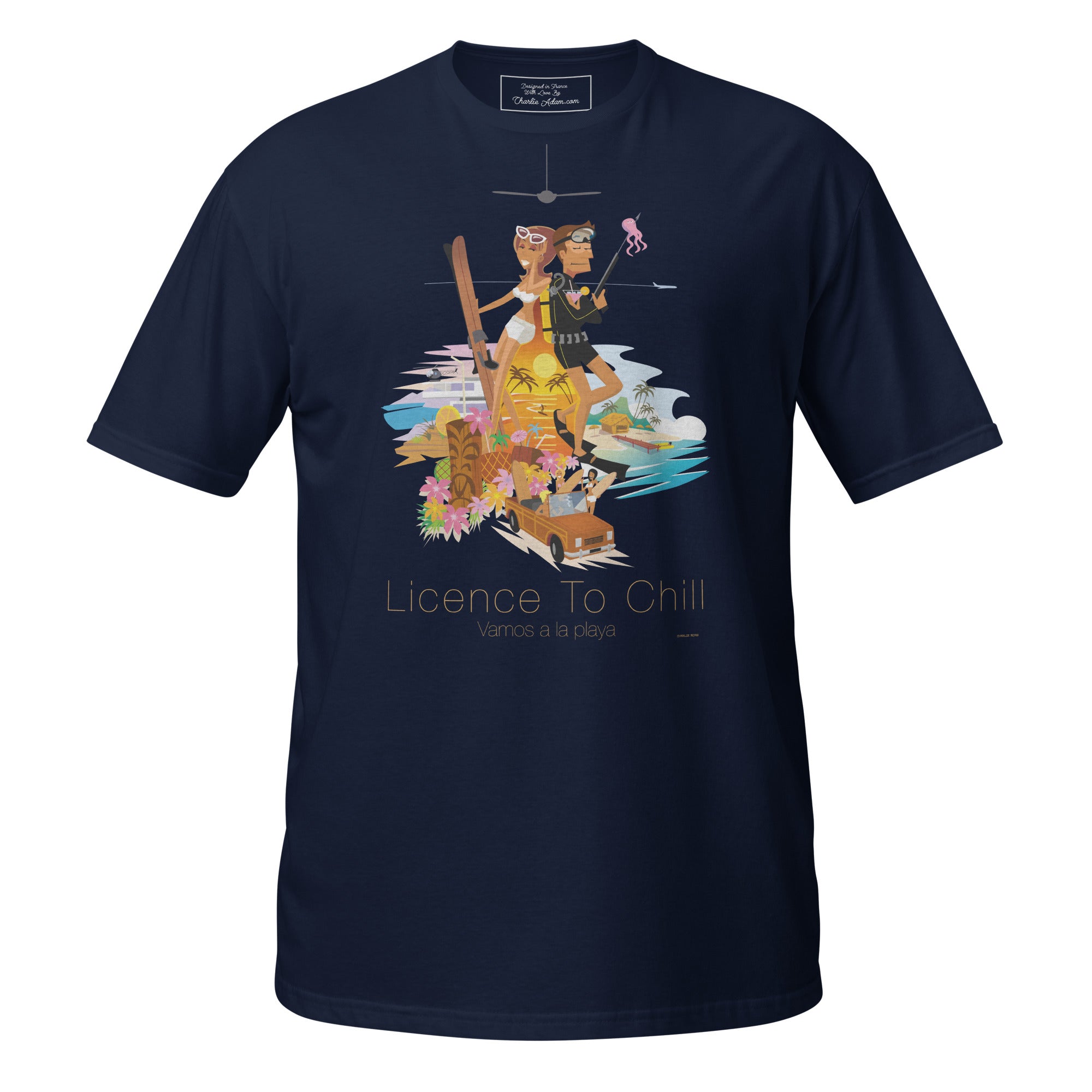 Softstyle Cotton T-Shirt License to Chill Vamos a la Playa