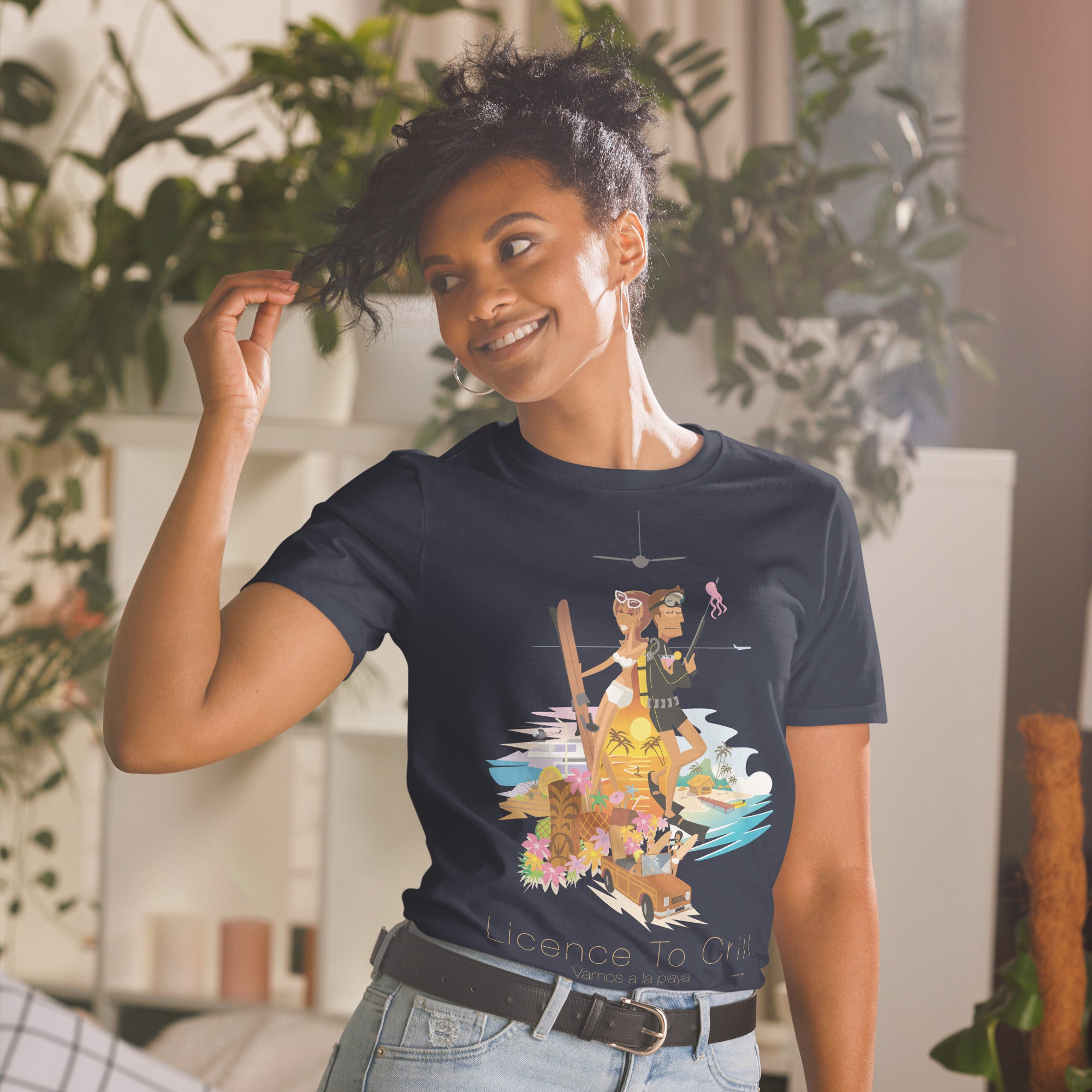 Softstyle Cotton T-Shirt License to Chill Vamos a la Playa