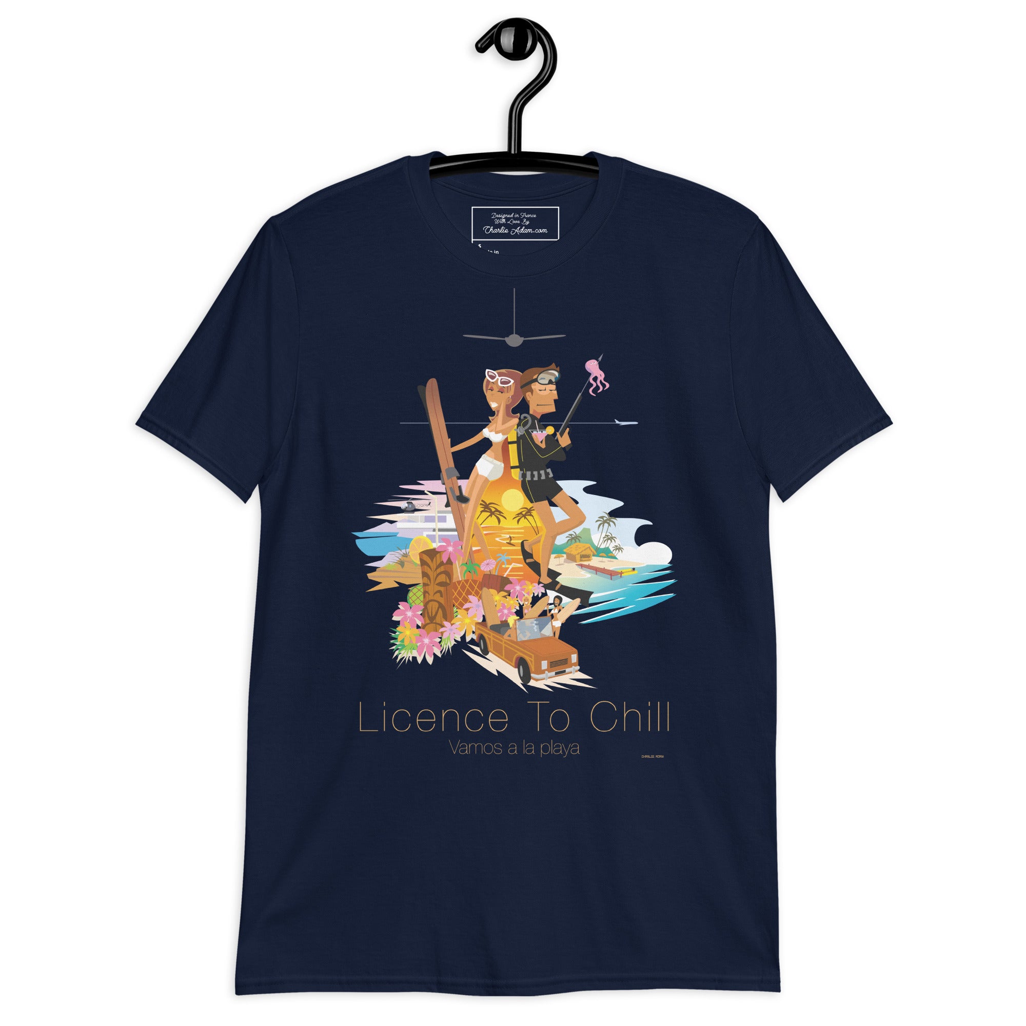 Softstyle Cotton T-Shirt License to Chill Vamos a la Playa