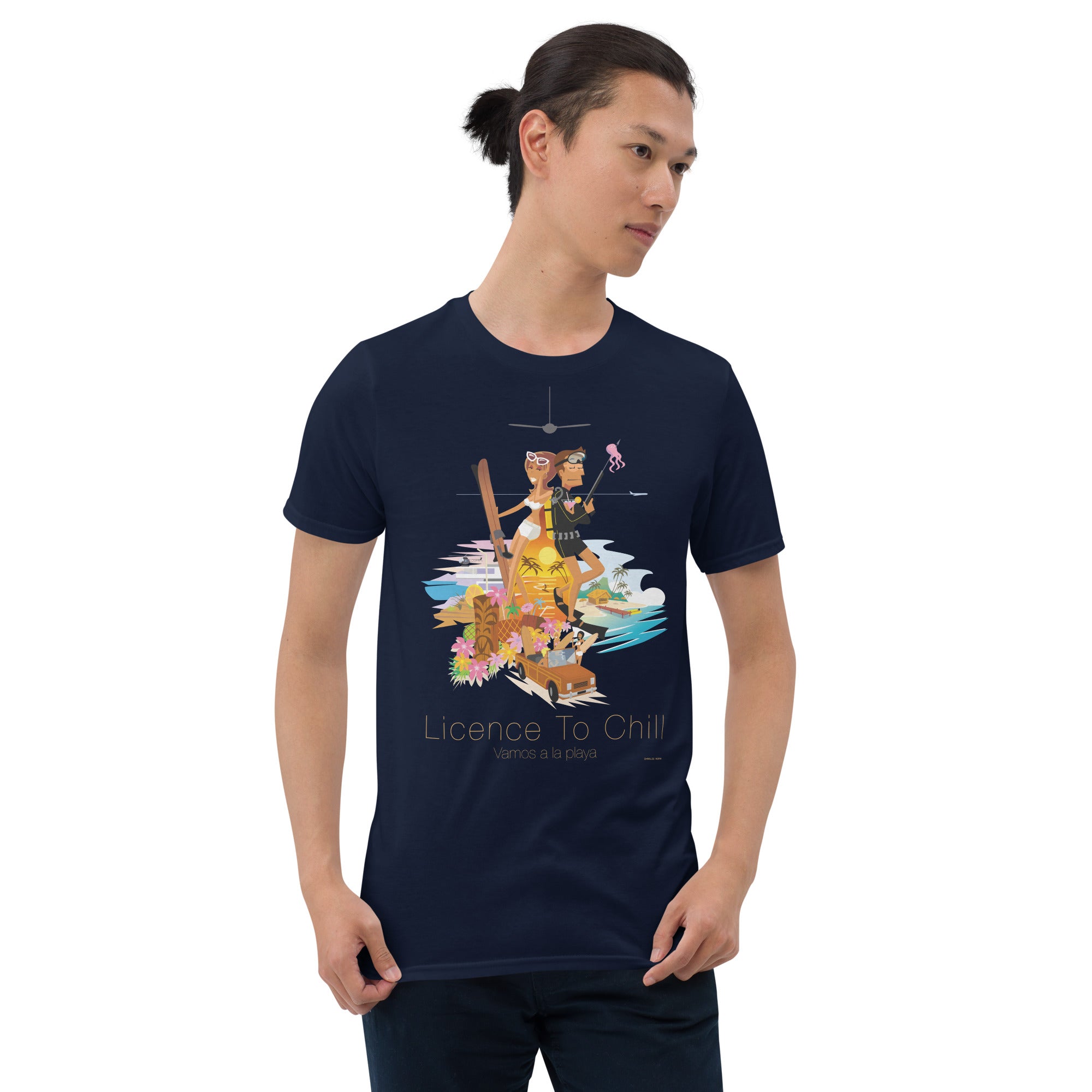 Softstyle Cotton T-Shirt License to Chill Vamos a la Playa