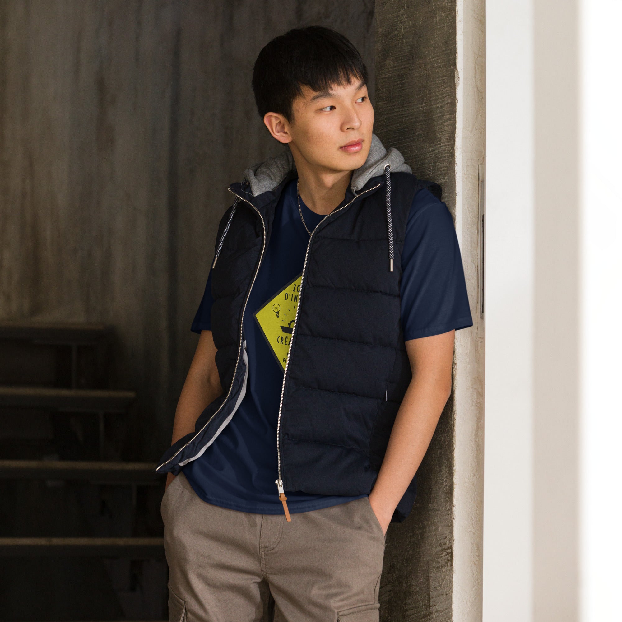 T-shirt softstyle en coton Zone d'intense créativité, Ne pas déranger