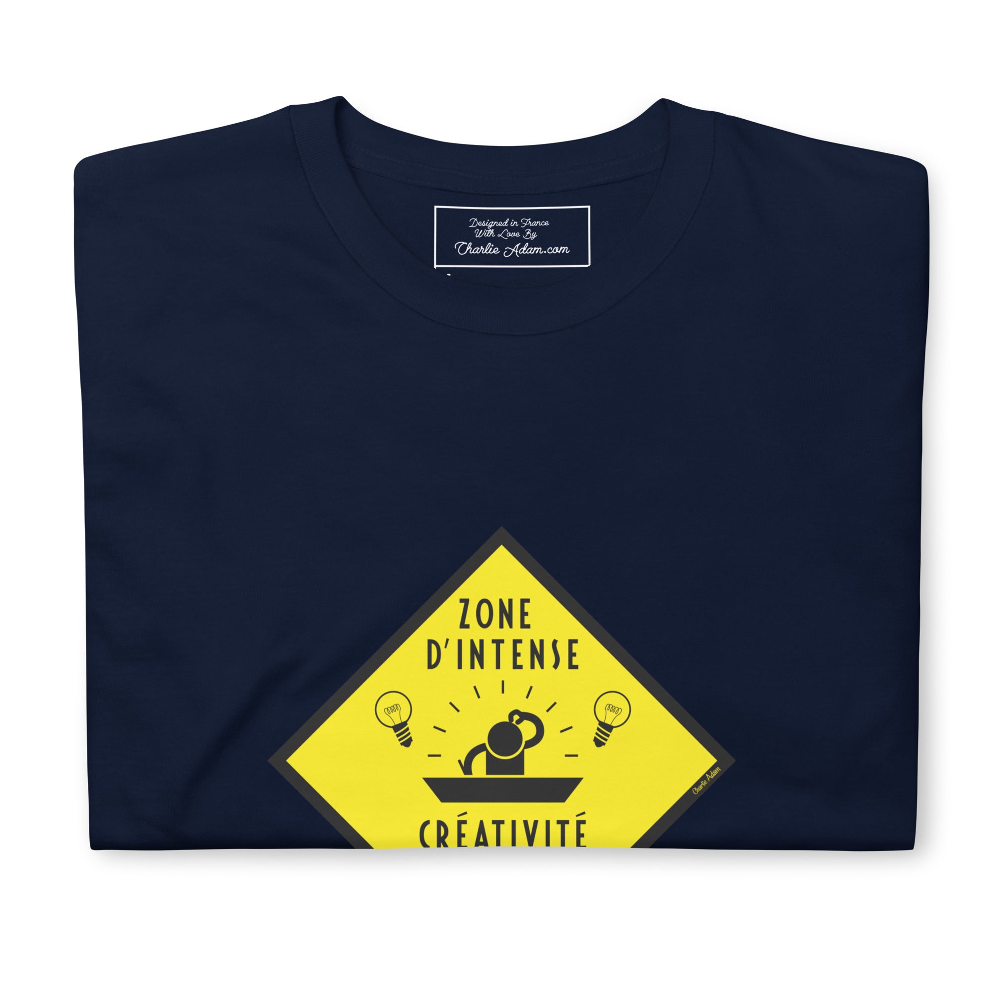 T-shirt softstyle en coton Zone d'intense créativité, Ne pas déranger