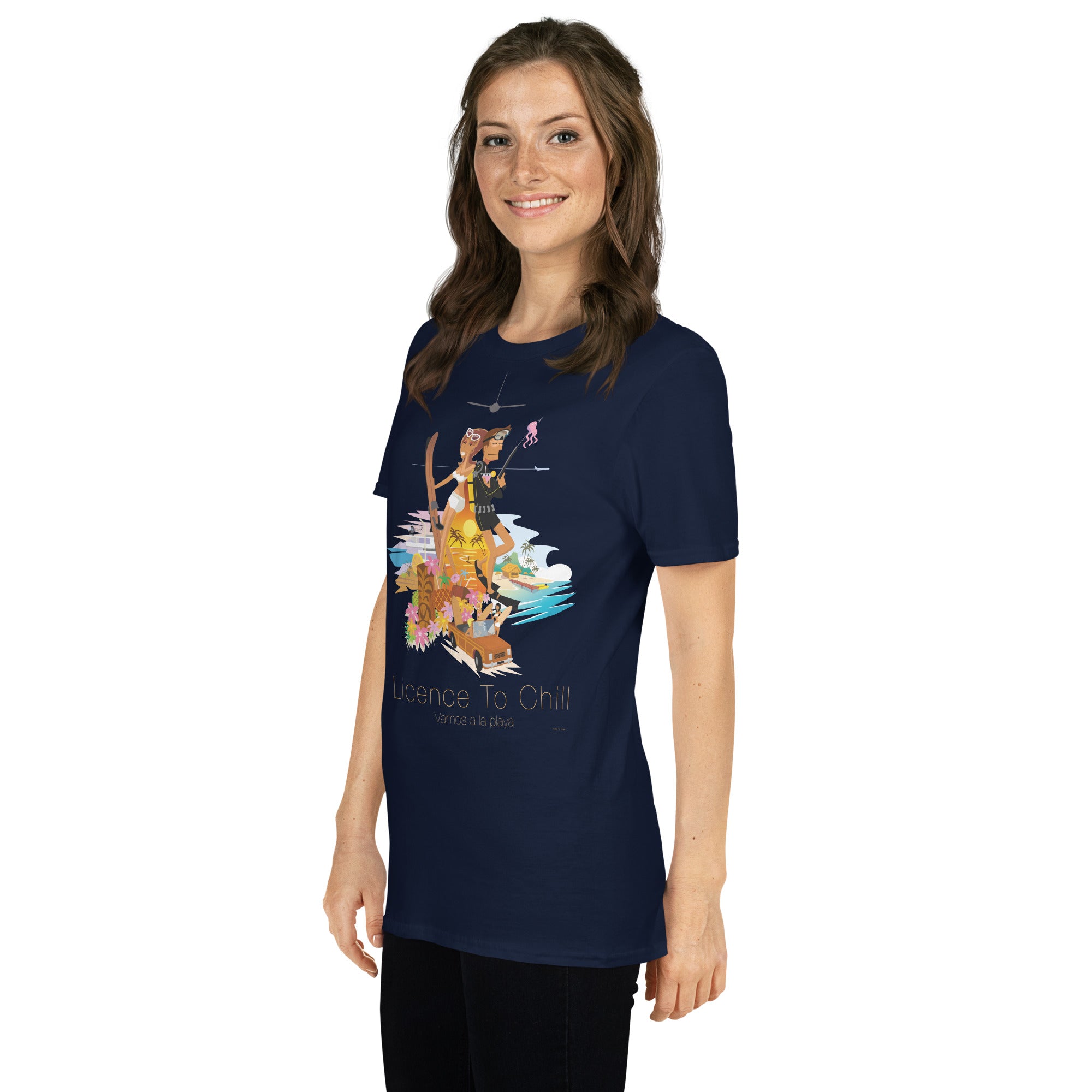Softstyle Cotton T-Shirt License to Chill Vamos a la Playa