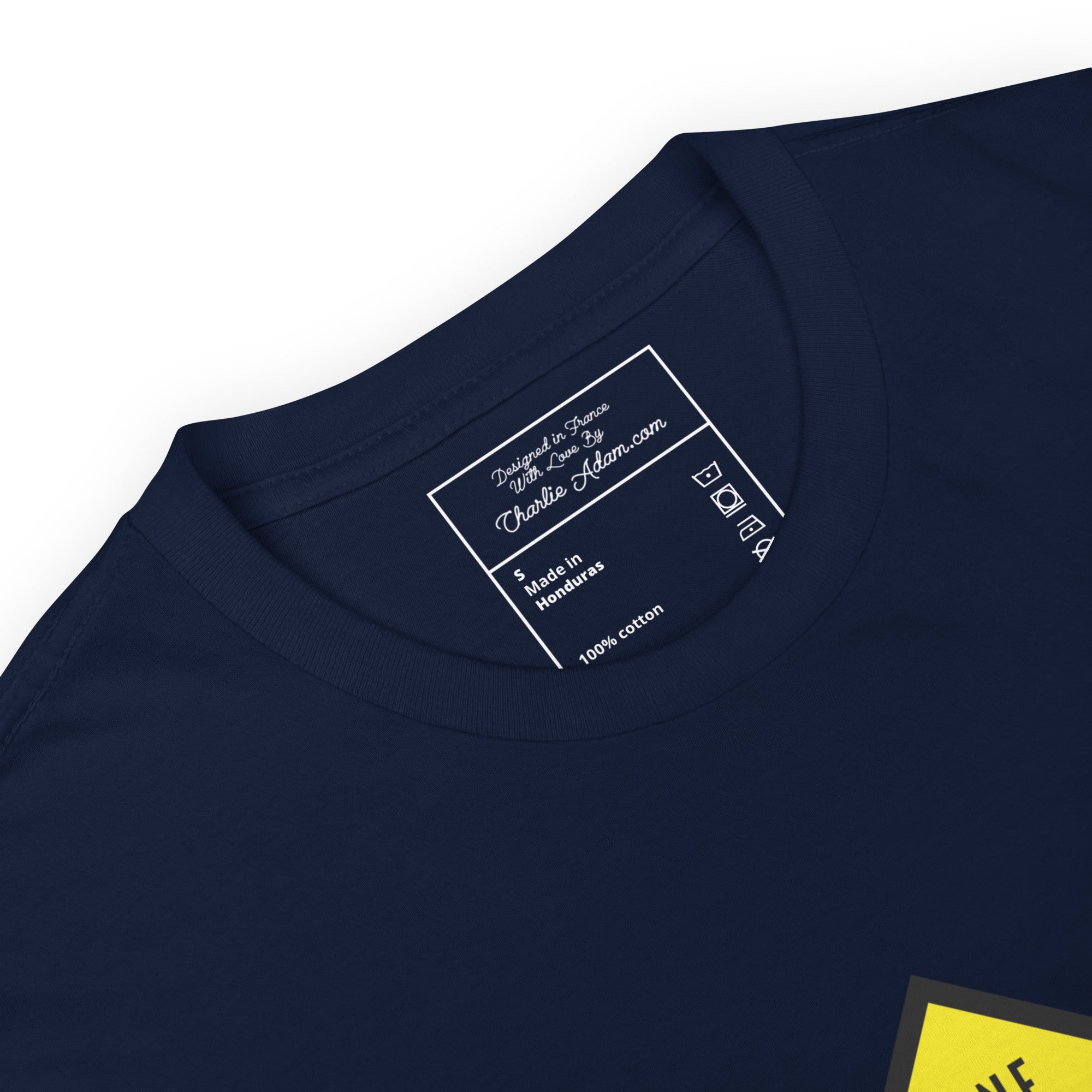 T-shirt softstyle en coton Zone d'intense créativité, Ne pas déranger