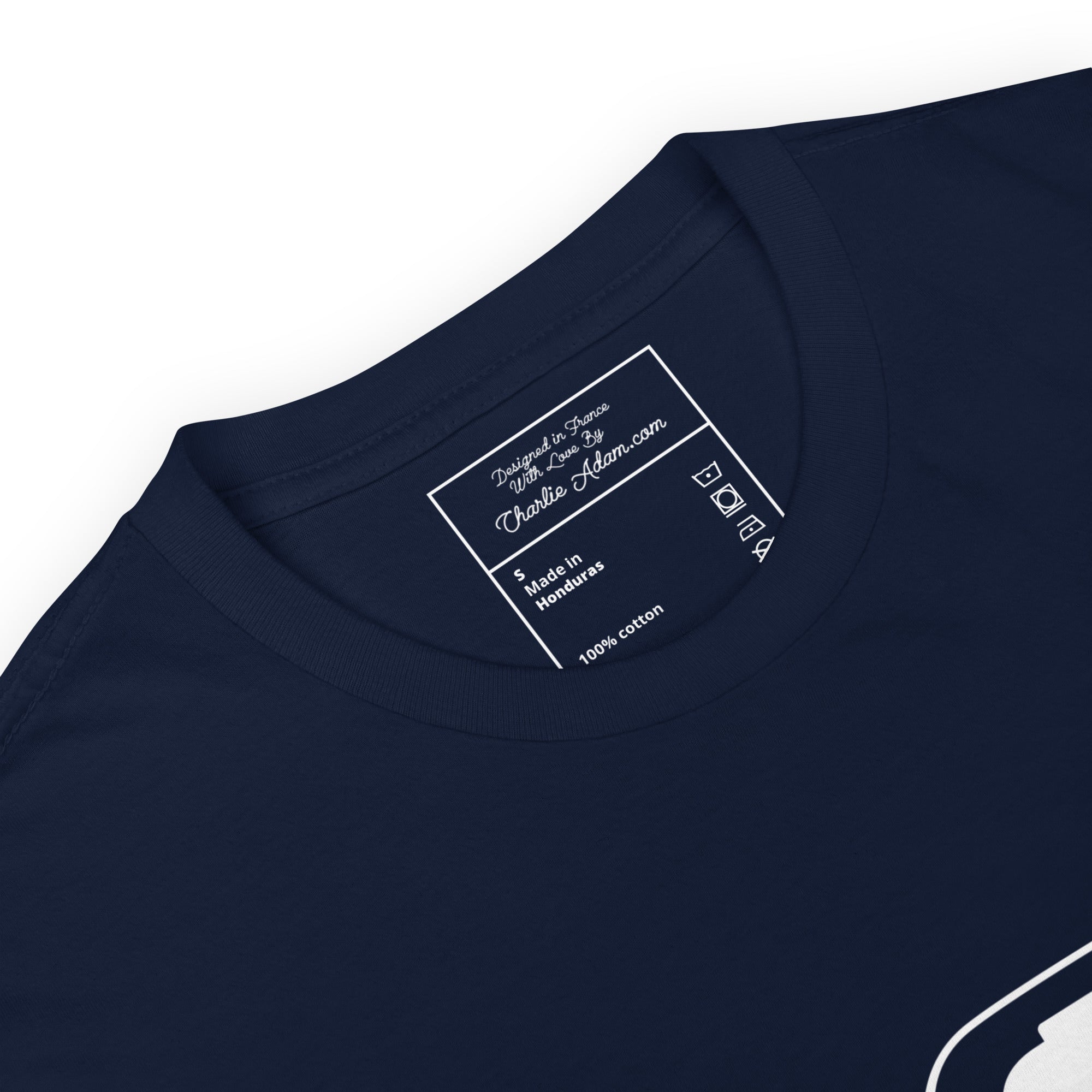 Softstyle Cotton T-Shirt White Camper Van Home is where you park it