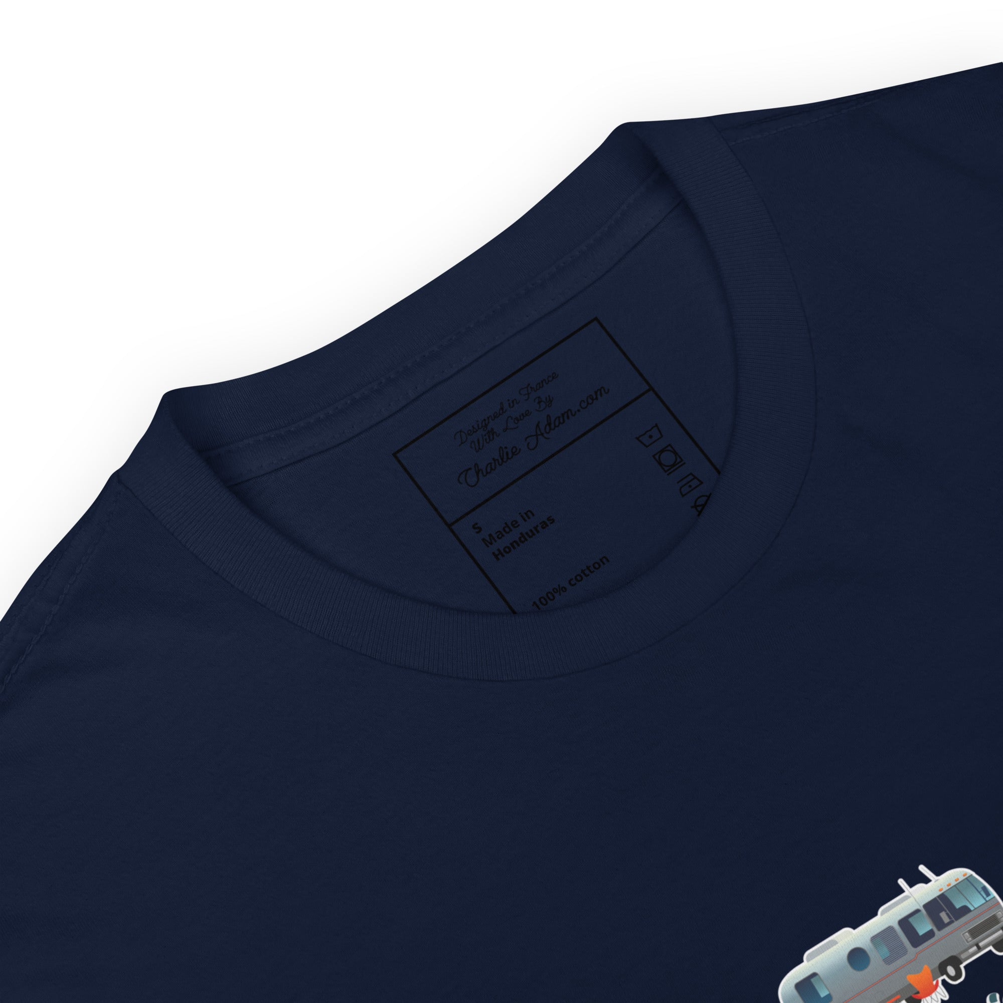 Softstyle Cotton T-Shirt Square Vintage Campers