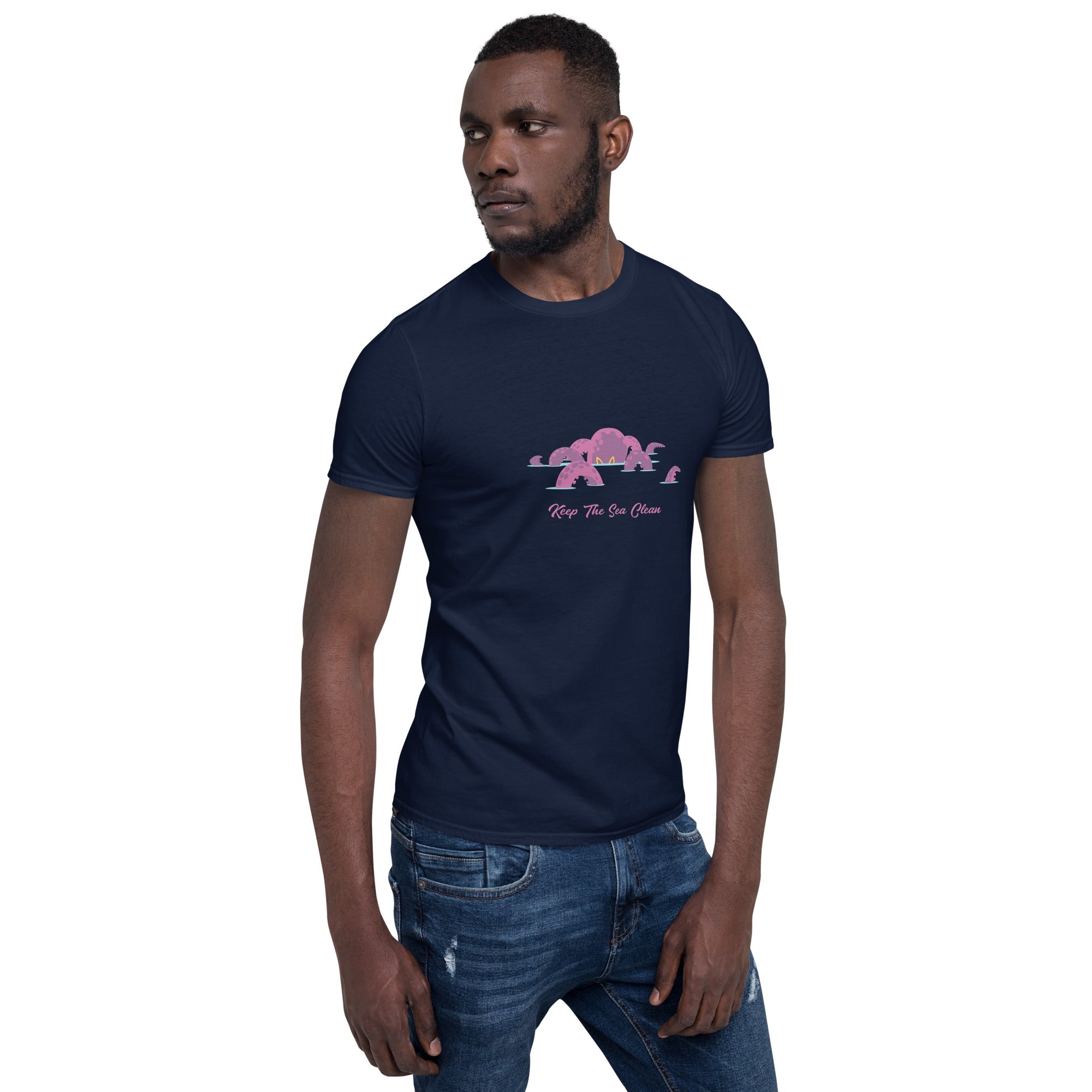 T-shirt softstyle en coton Octopus Purple