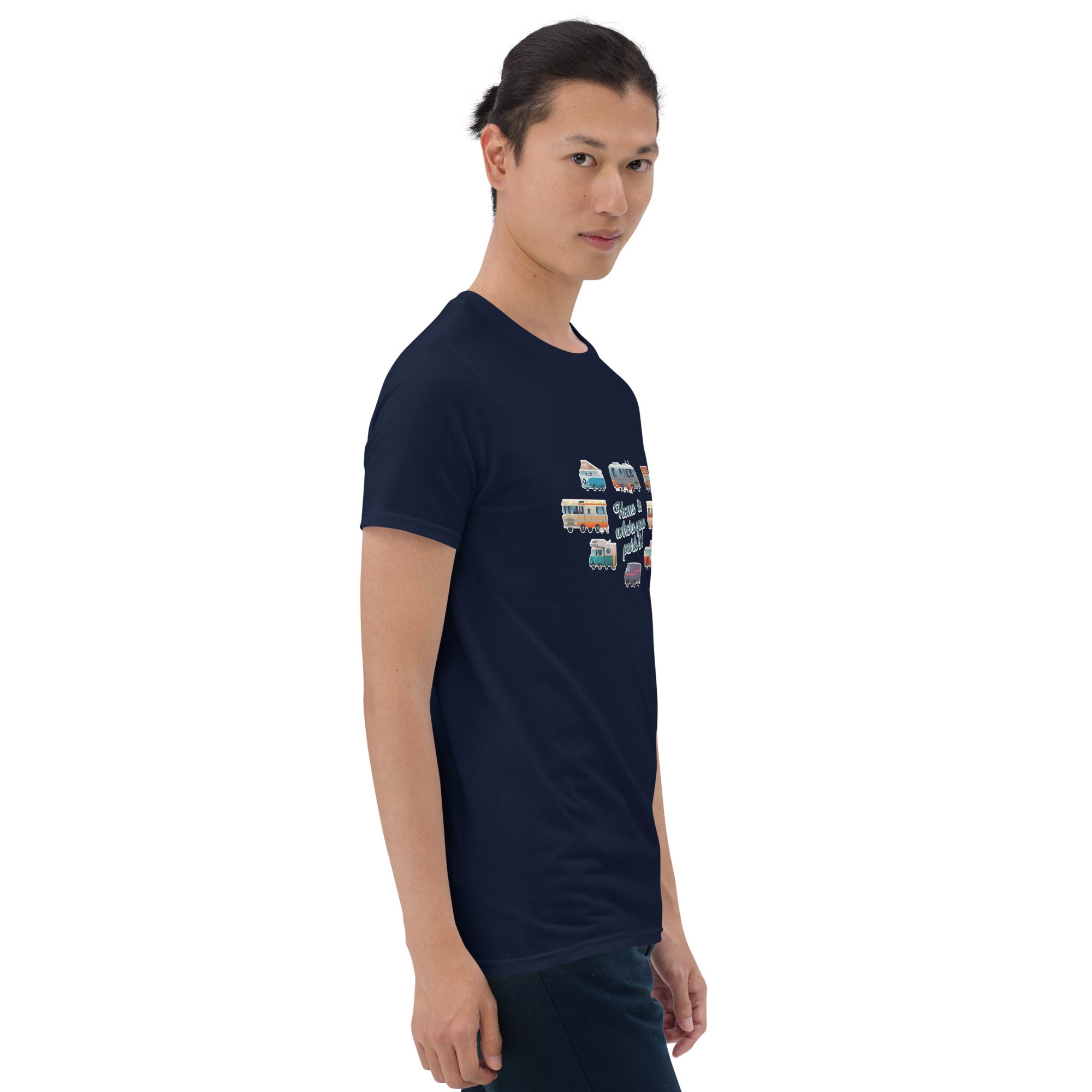 Softstyle Cotton T-Shirt Square Vintage Campers