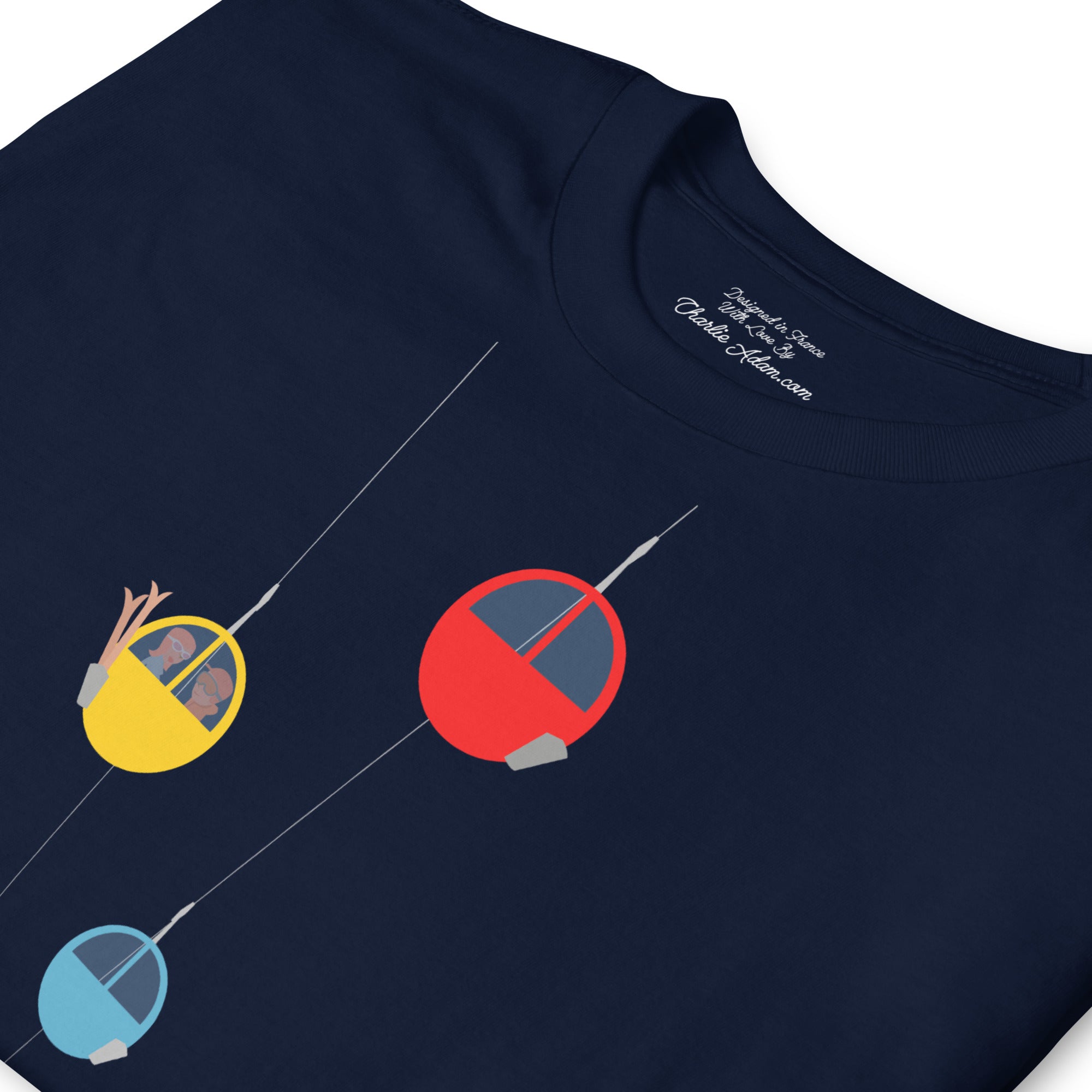 T-shirt softstyle en coton Gondolas in the mist