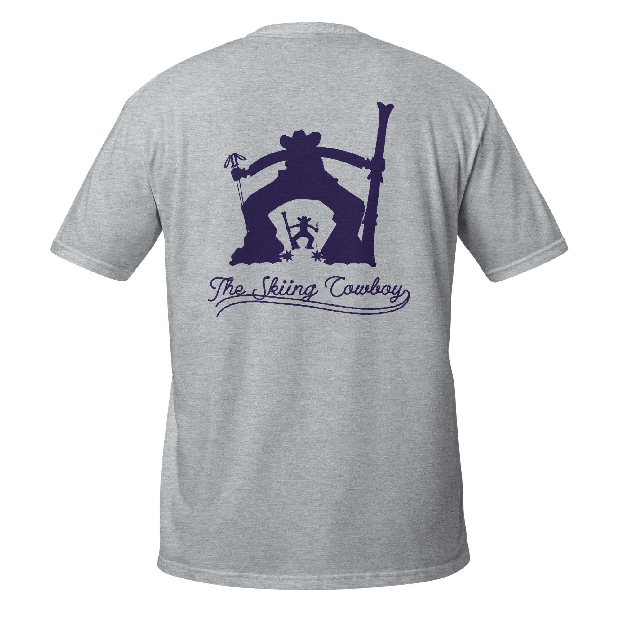 T-shirt softstyle en coton Ski Fight at OK Corral Silhouette