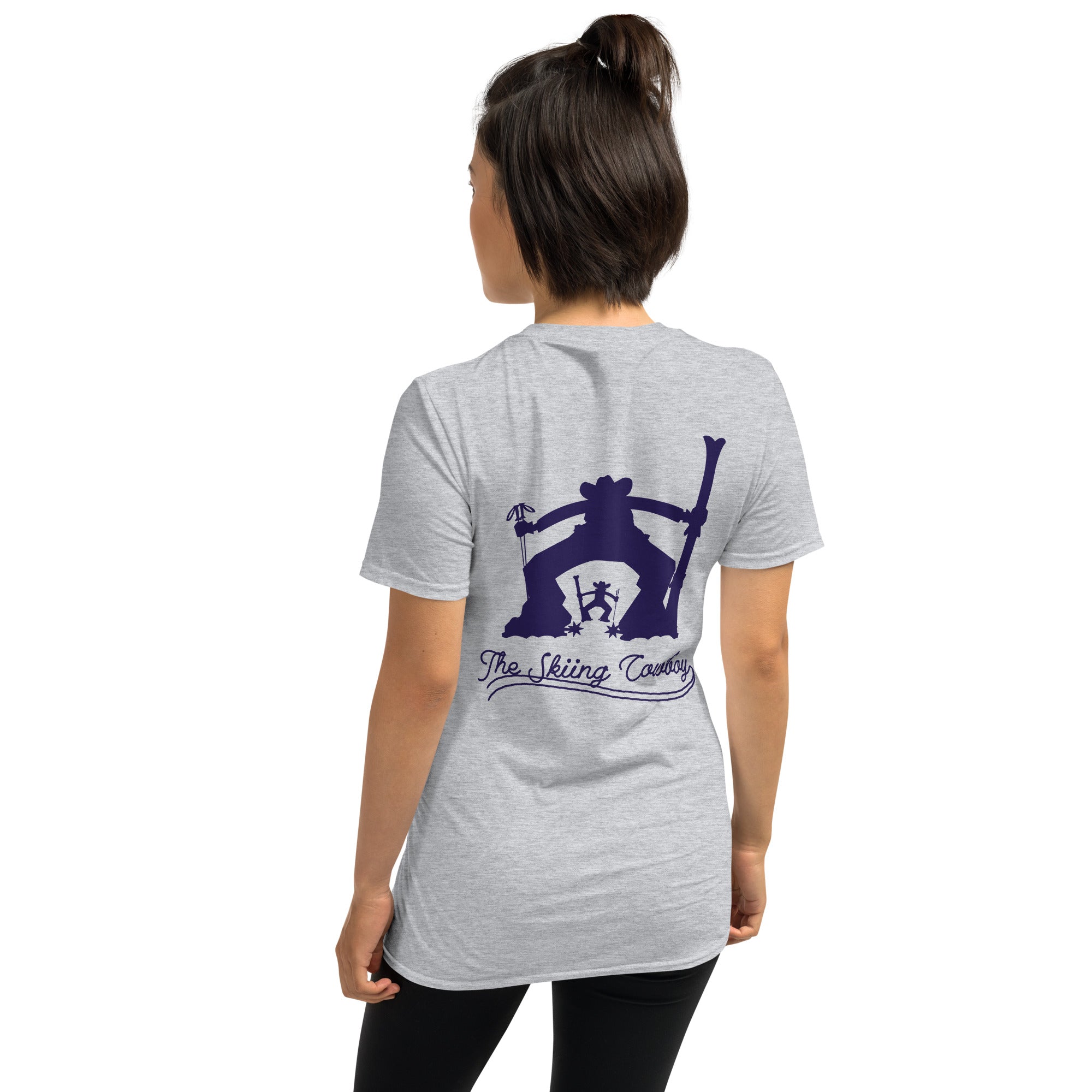 T-shirt softstyle en coton Ski Fight at OK Corral Silhouette