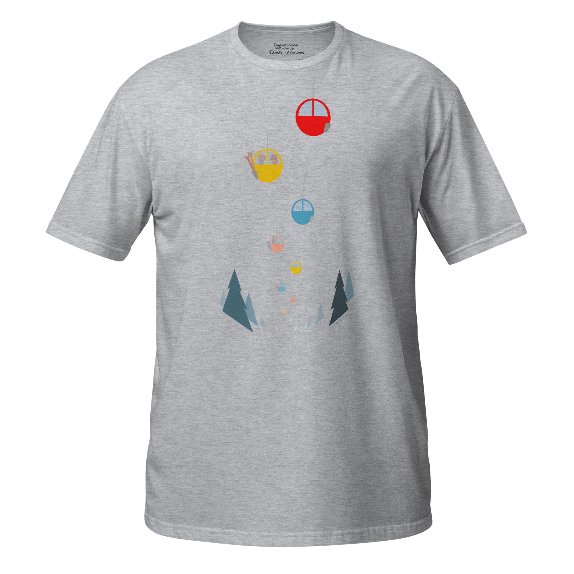 T-shirt softstyle en coton Gondolas in the mist