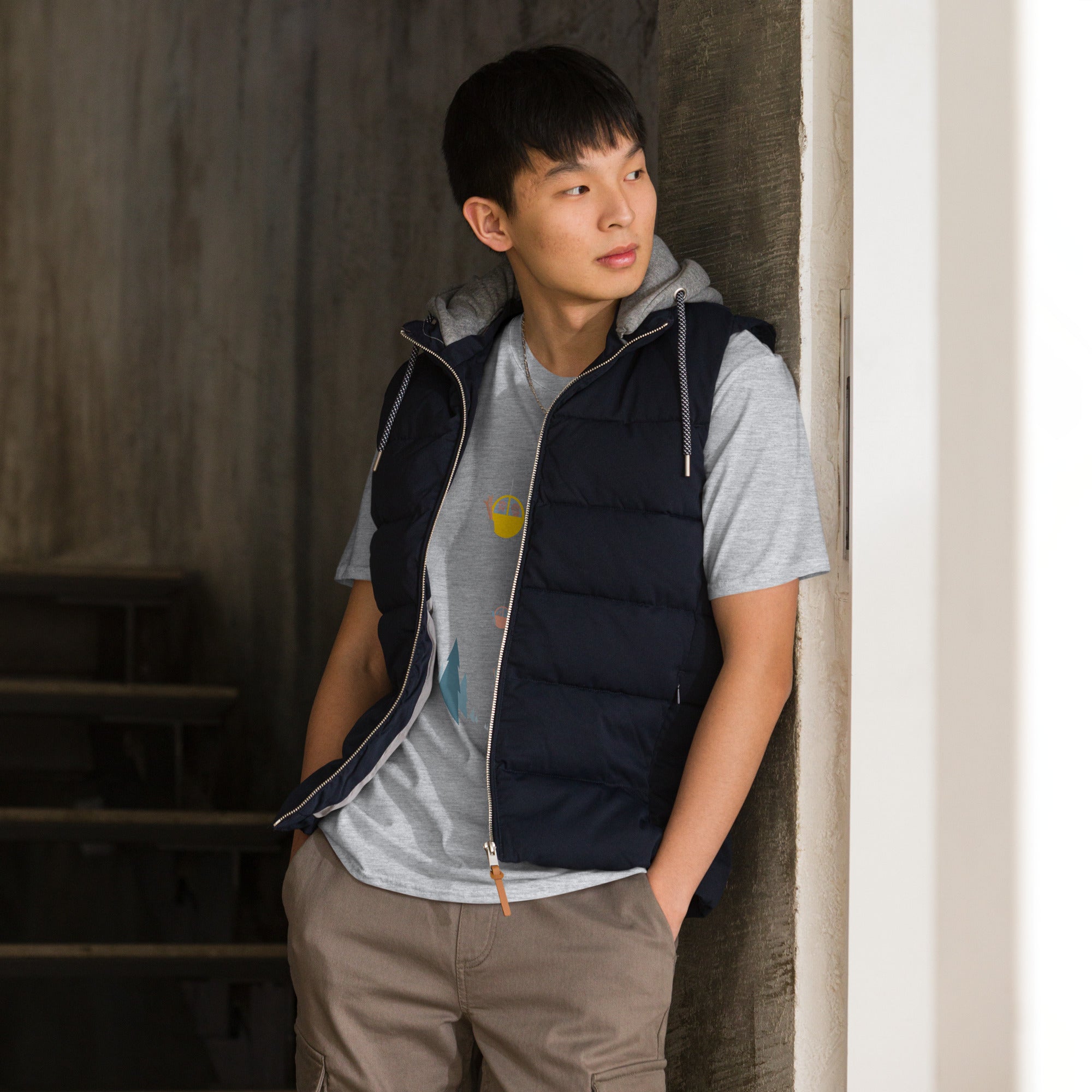 T-shirt softstyle en coton Gondolas in the mist