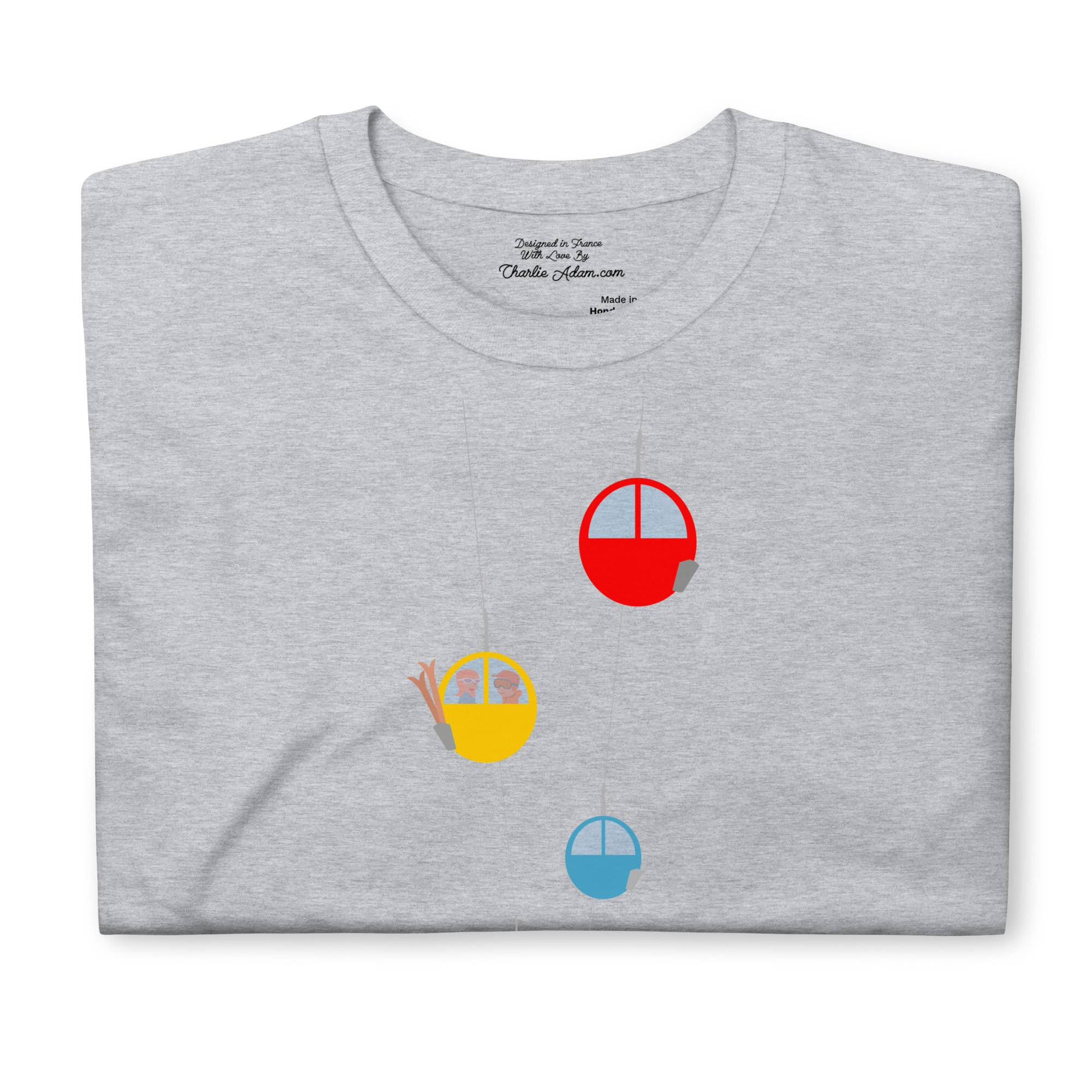 T-shirt softstyle en coton Gondolas in the mist