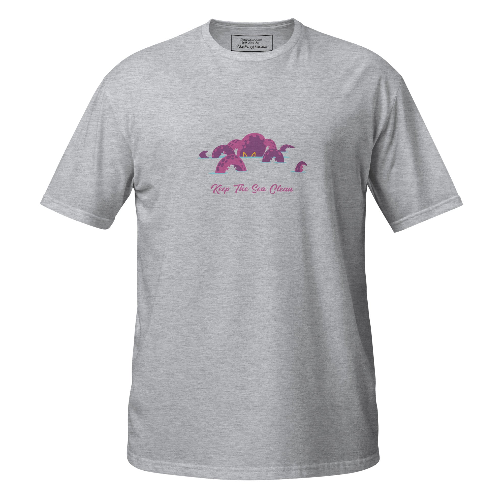 T-shirt softstyle en coton Octopus Purple