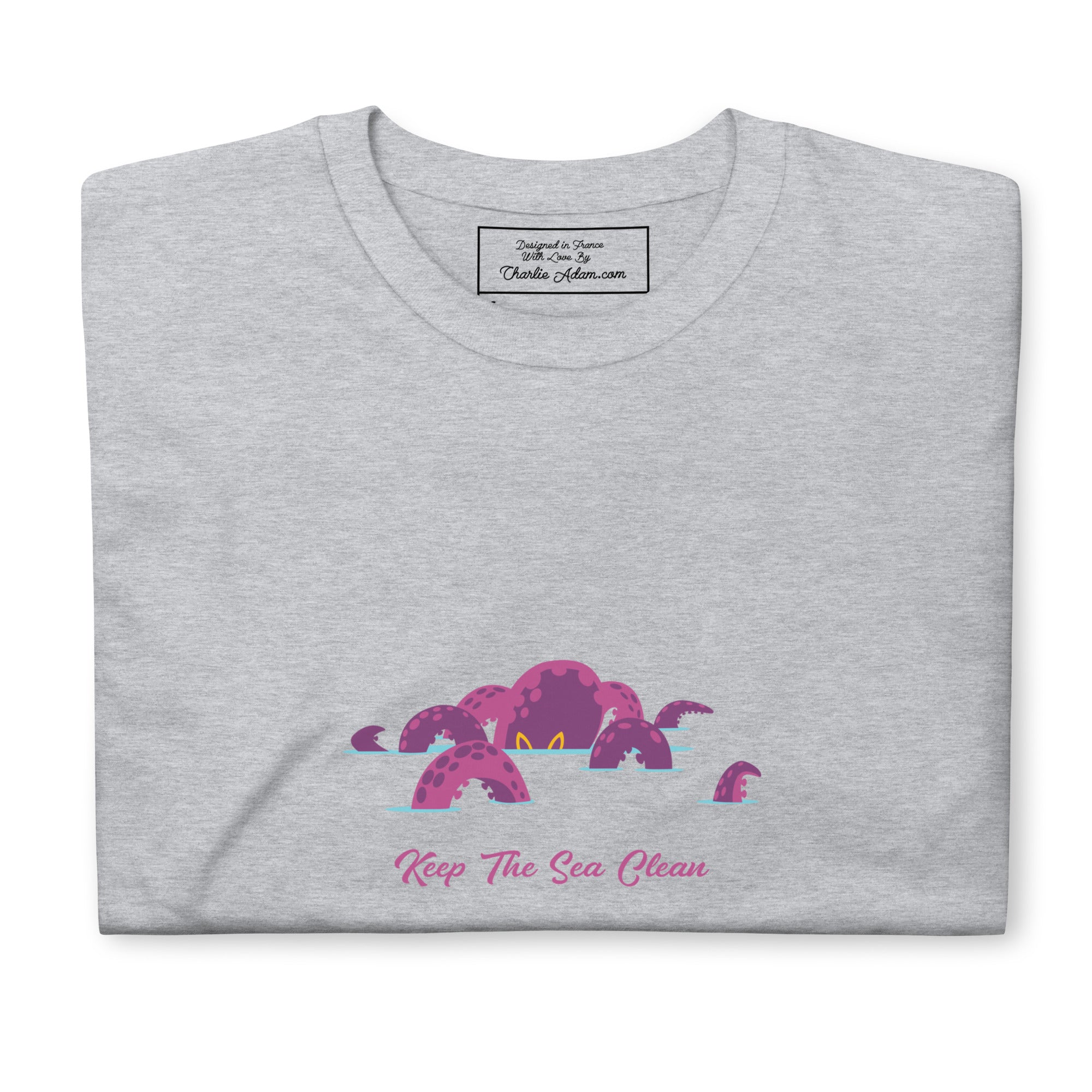 T-shirt softstyle en coton Octopus Purple