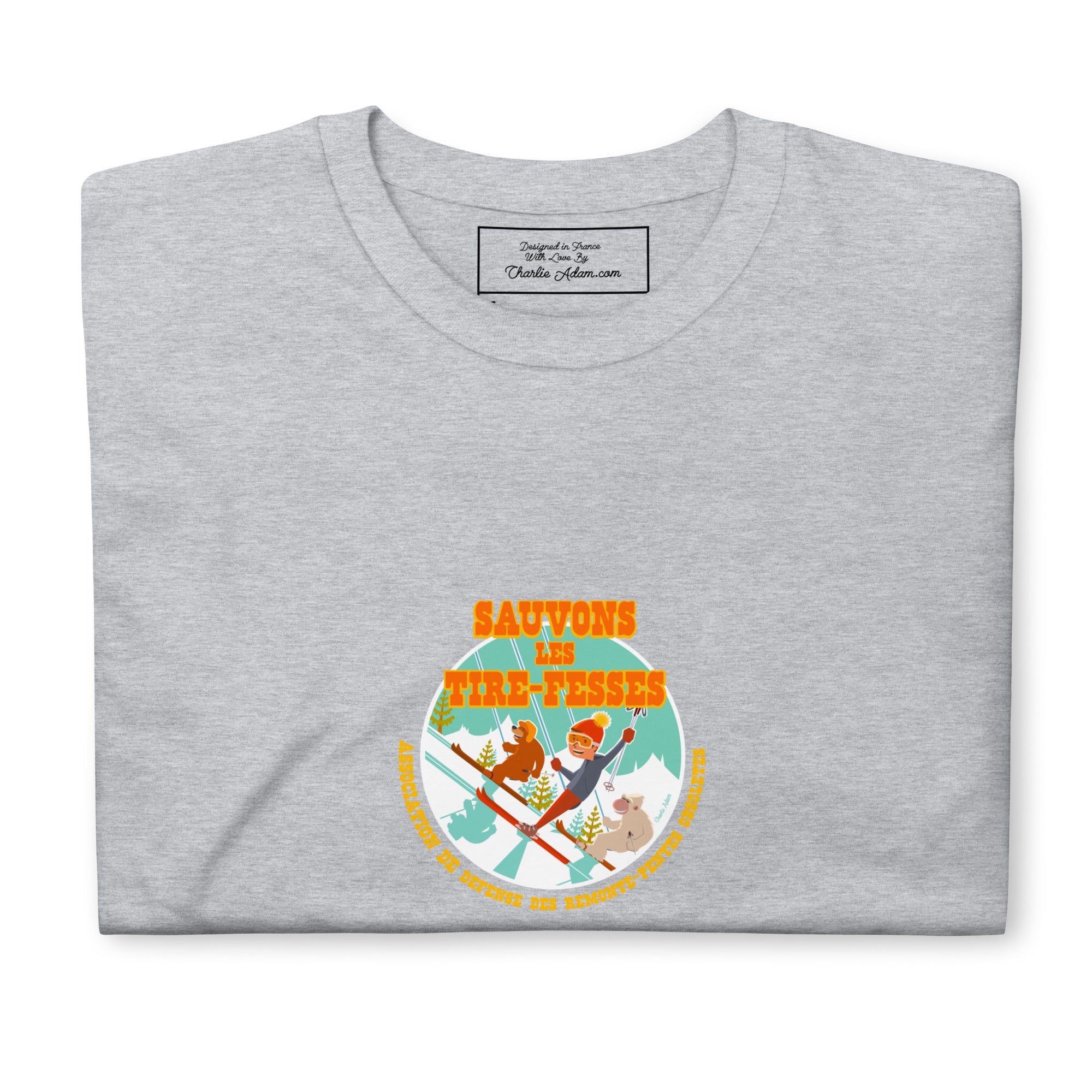 T-shirt softstyle en coton Sauvons les Tires-fesses