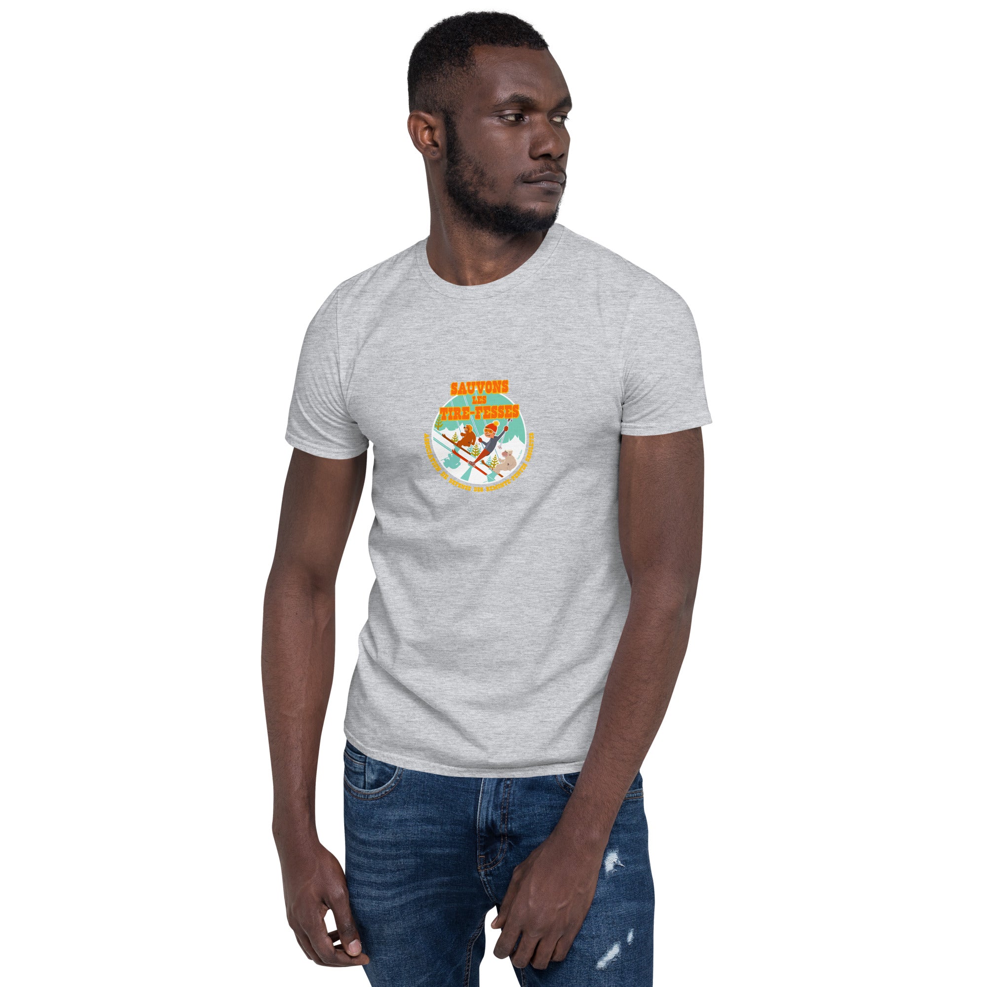 T-shirt softstyle en coton Sauvons les Tires-fesses