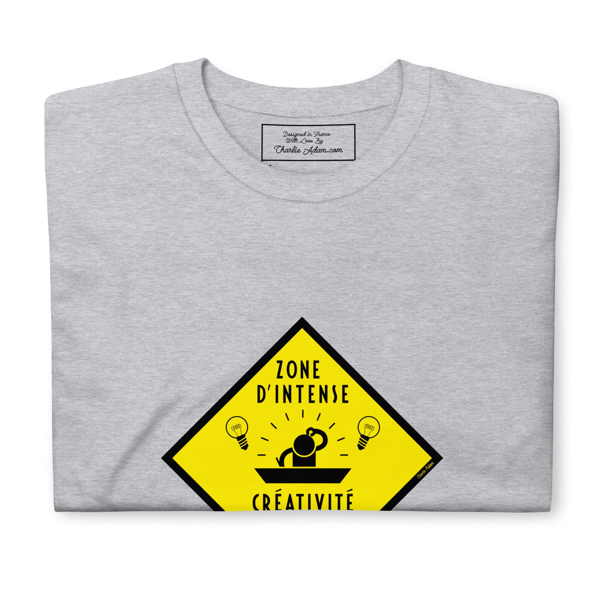 T-shirt softstyle en coton Zone d'intense créativité, Ne pas déranger