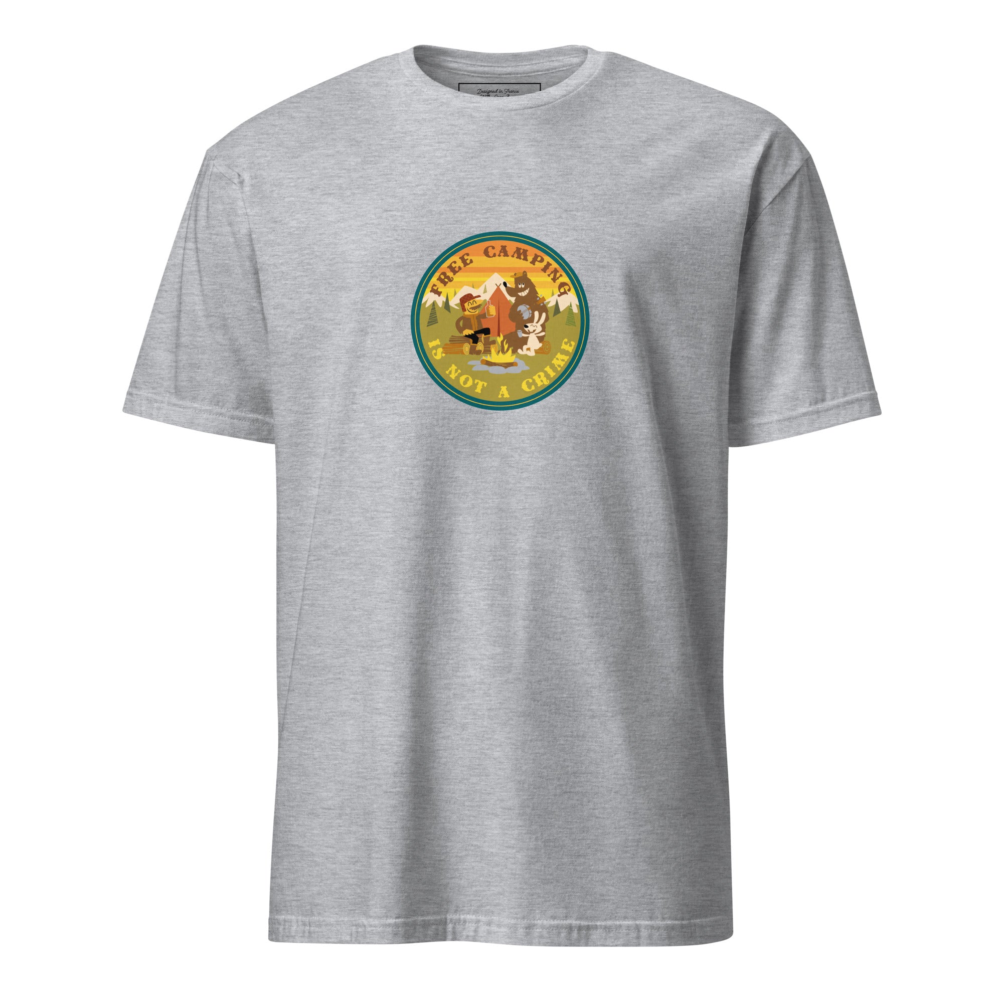 Softstyle Cotton T-Shirt Free camping is not a crime