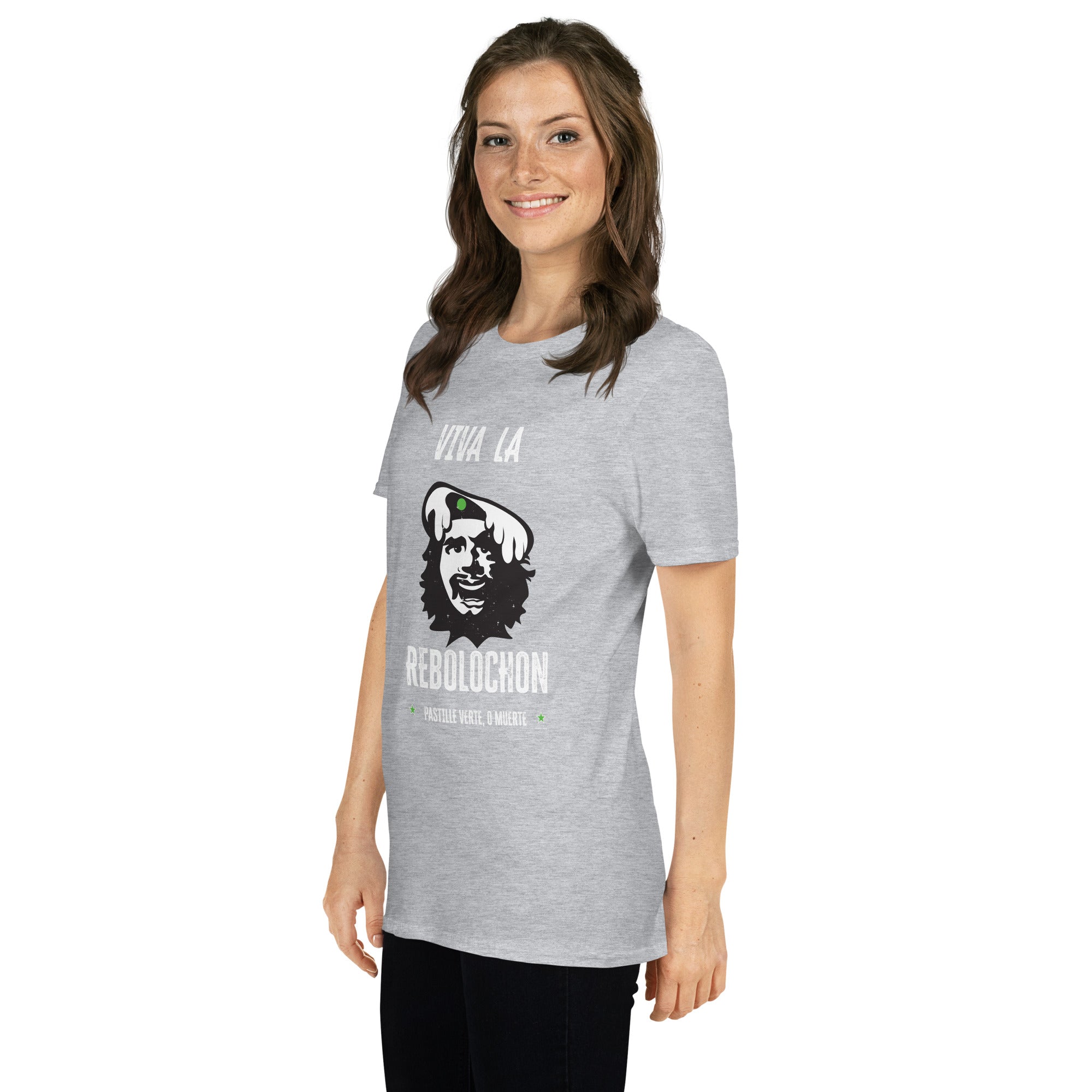 T-shirt softstyle en coton Le Che Savoyard Viva la Rebolochon