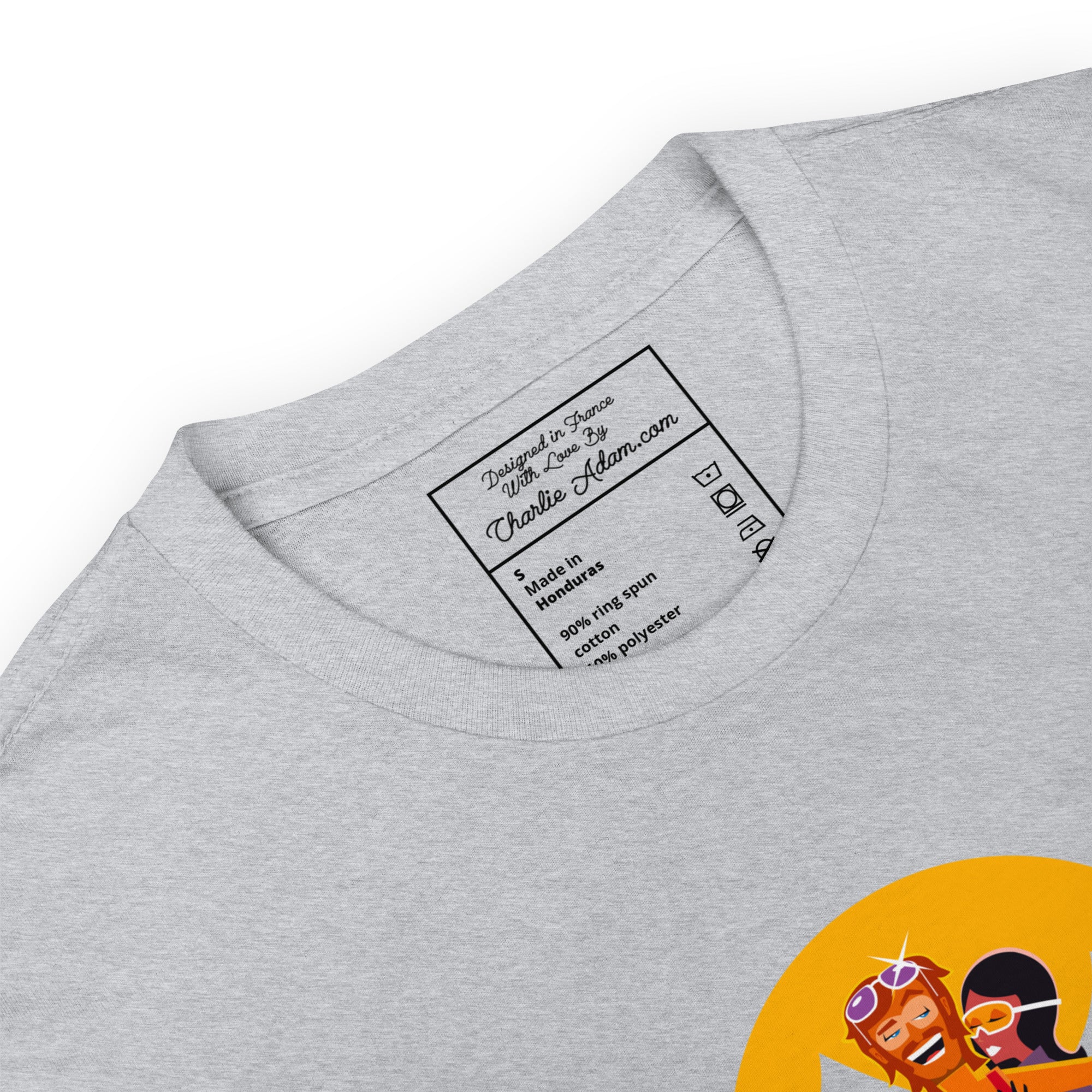 T-shirt softstyle en coton Love instructor First lesson free