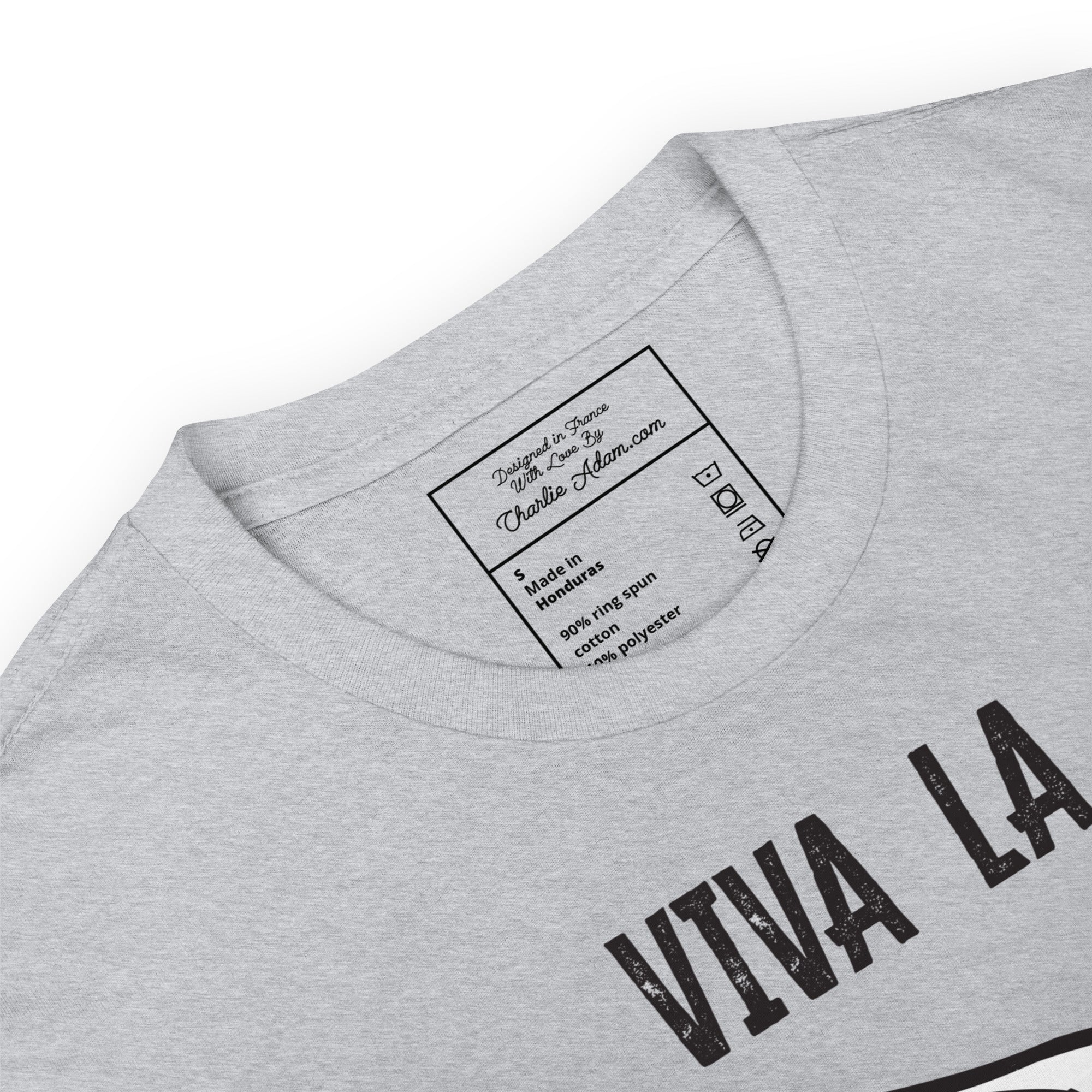 T-shirt softstyle en coton Le Che Savoyard Viva la Rebolochon Foncé