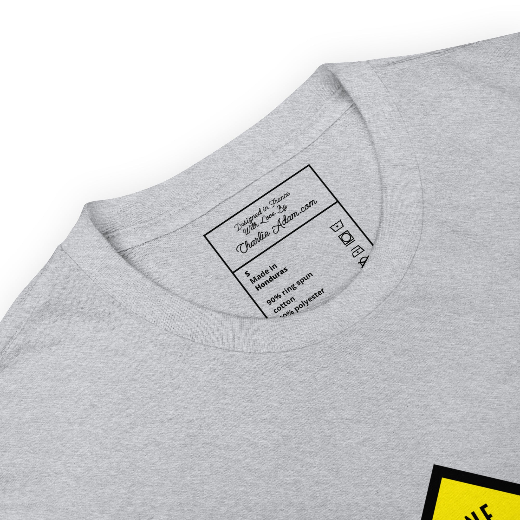 T-shirt softstyle en coton Zone d'intense créativité, Ne pas déranger