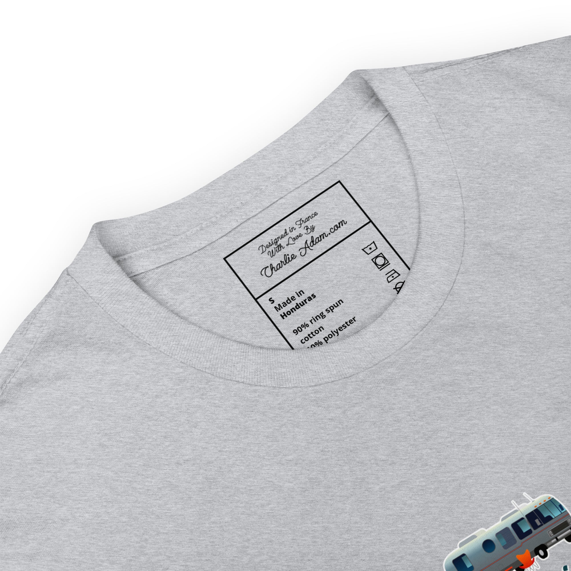 Softstyle Cotton T-Shirt Square Vintage Campers