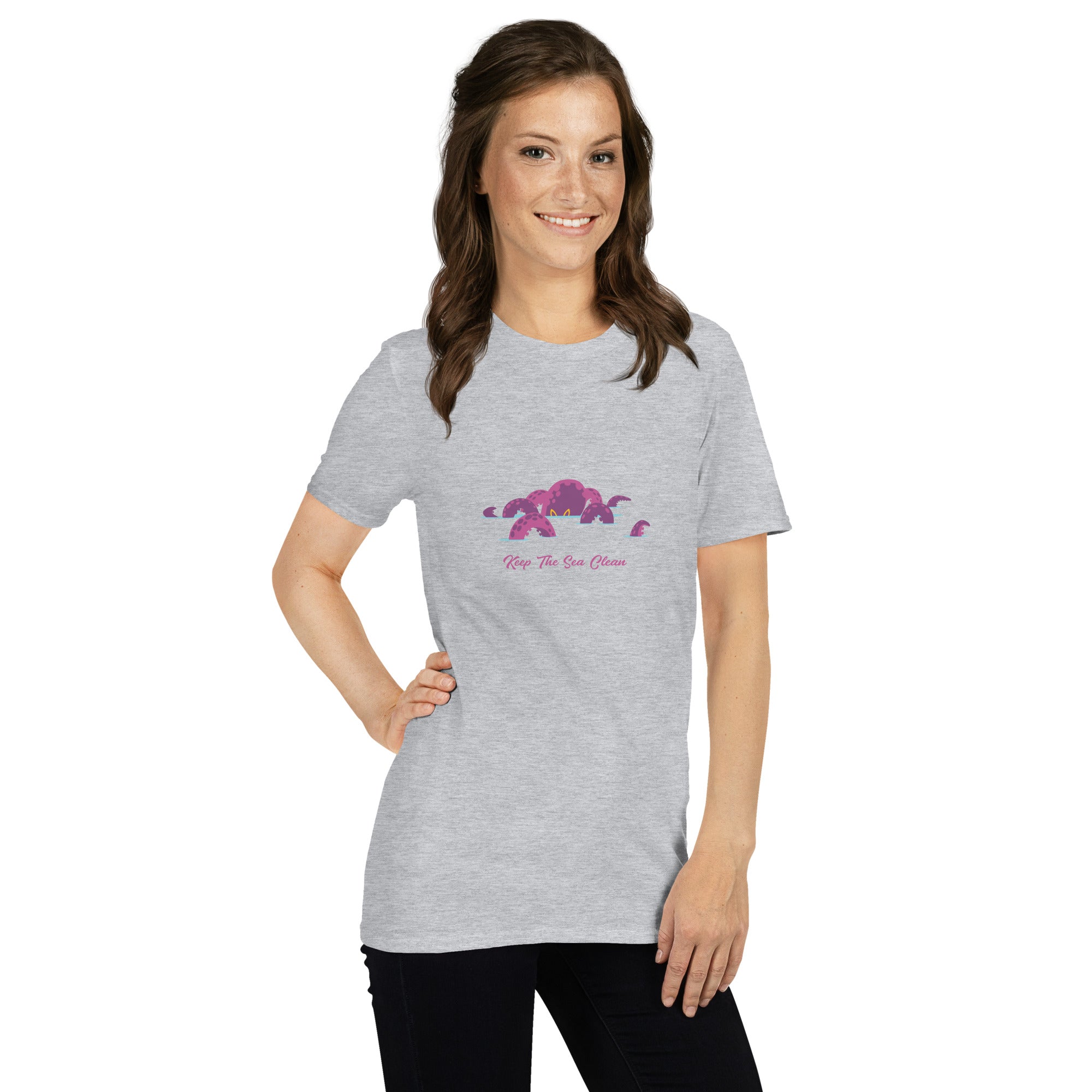 T-shirt softstyle en coton Octopus Purple