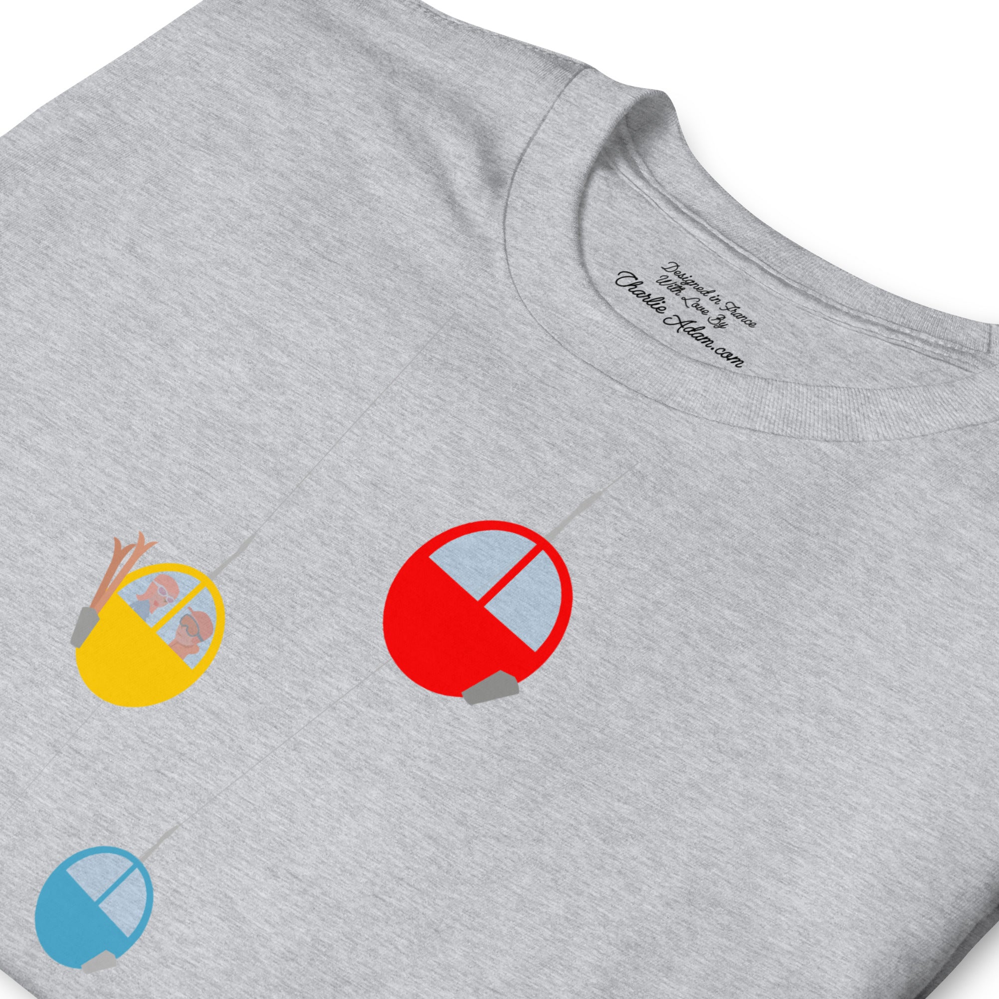 T-shirt softstyle en coton Gondolas in the mist