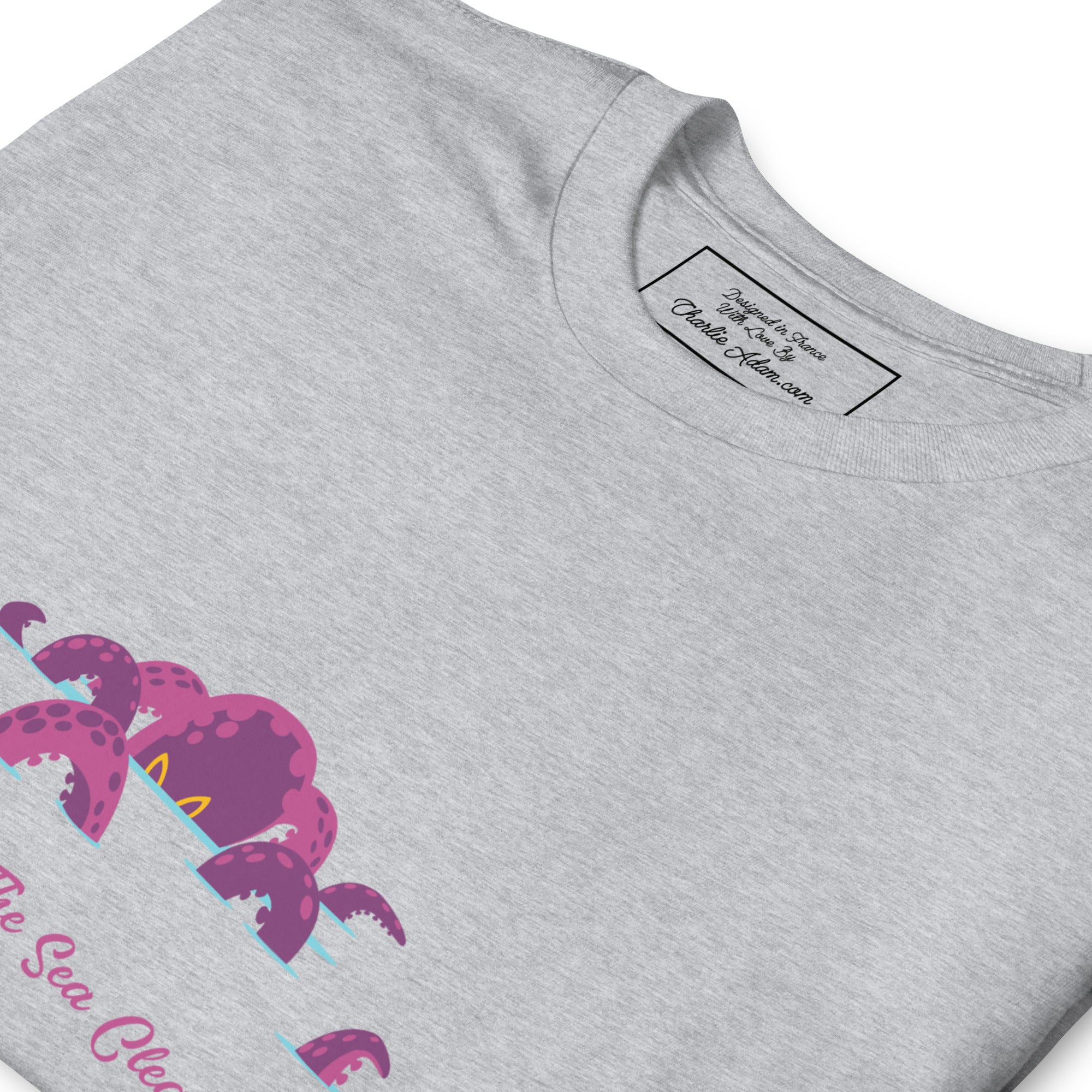 T-shirt softstyle en coton Octopus Purple